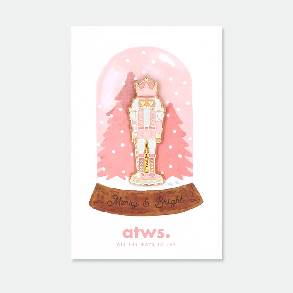 all-the-ways-to-say-pink-nutcracker-pin-anstecker-rosa-emaille image 1