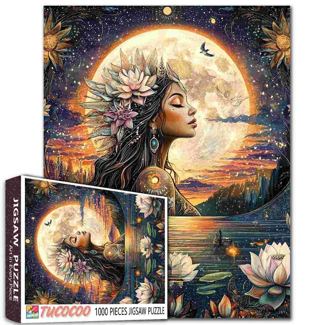 tucocoo-lotus-goddess-puzzle-1000-teile-g-ttin image 1