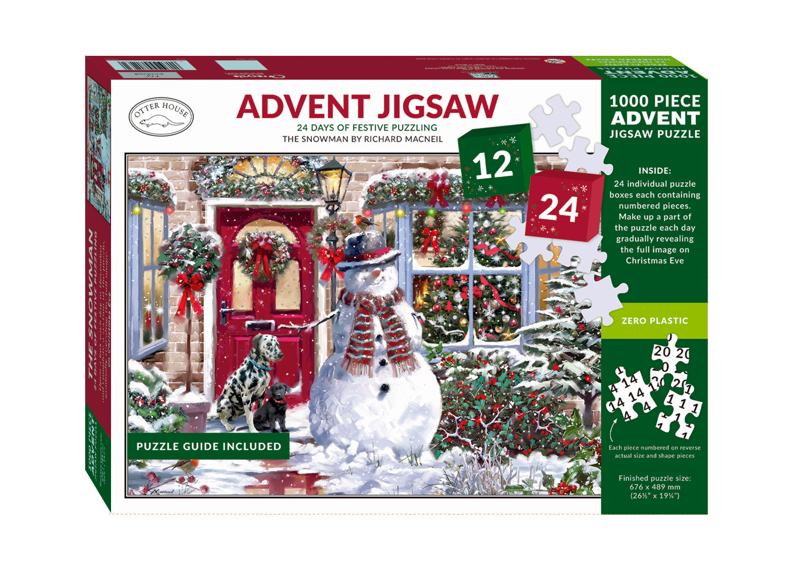 otter-house-the-snowman-adventspuzzle-1000-teile-weihnachten image 2