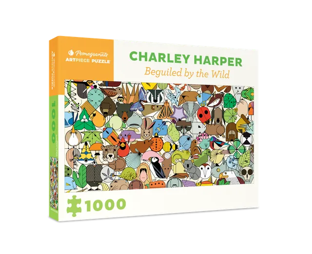 pomegranate-jigsaw-puzzles-charley-harper-wild-puzzle-1000-teile image 1
