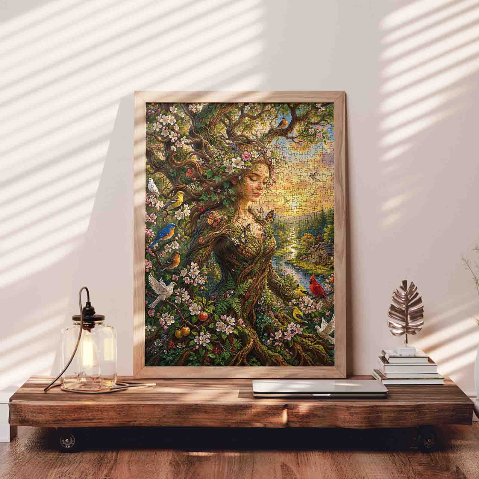 tucocoo-enchanted-tree-goddess-puzzle-1000-teile-waldmotiv image 3