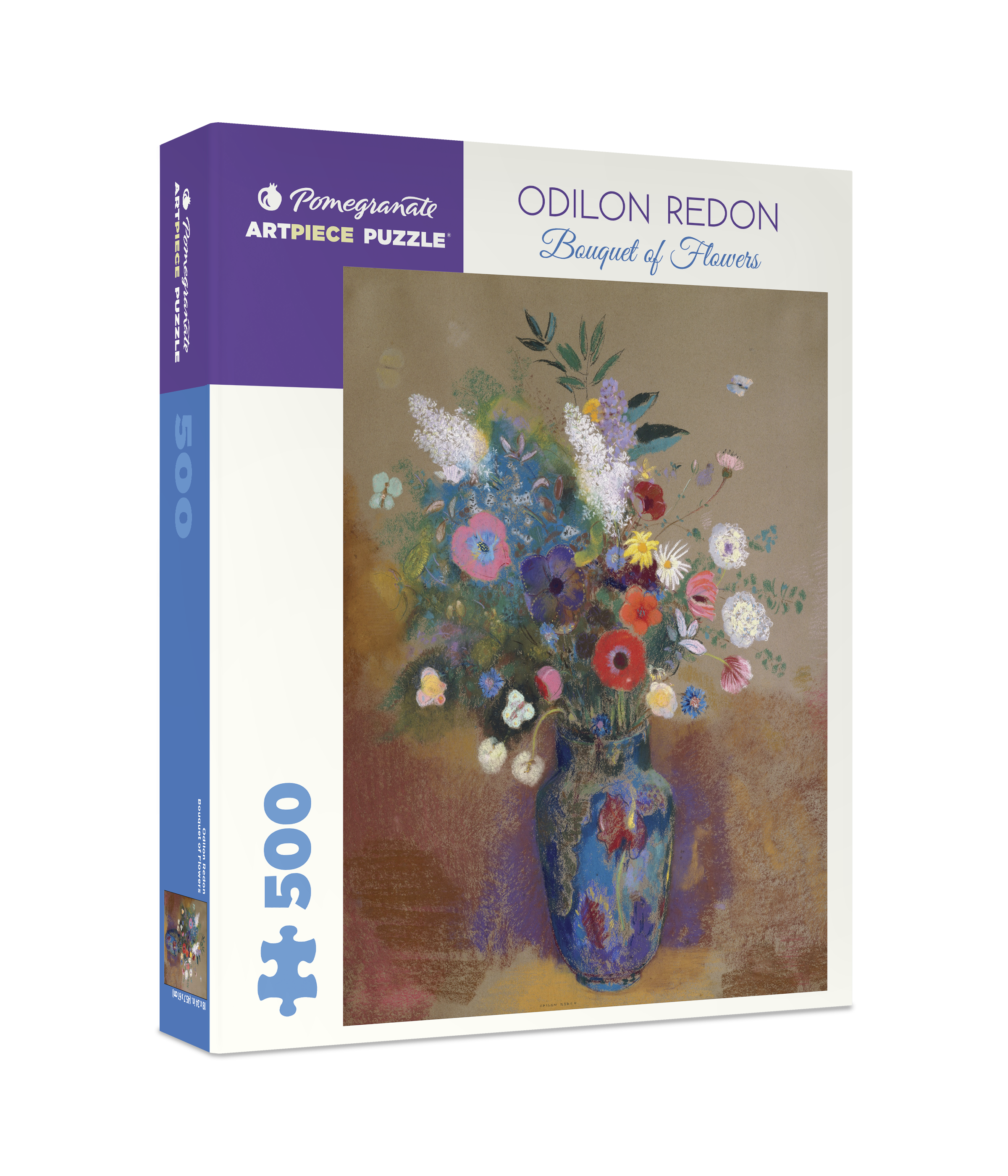 pomegranate-redon-bouquet-of-flowers-puzzle-500-teile image 1