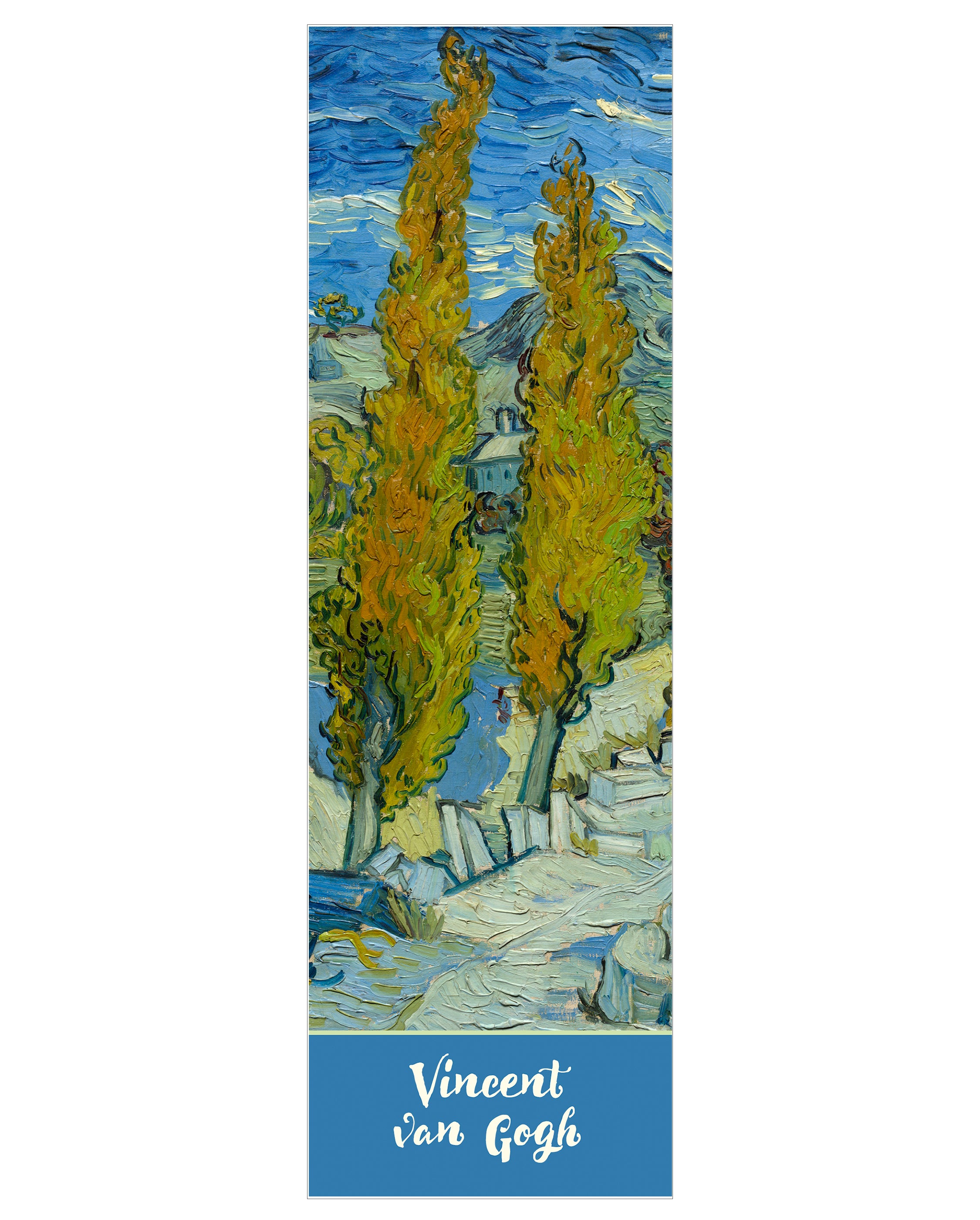 pomegranate-bookmarks-vincent-van-gogh-poplars-saint-r-my-lesezeichen image 1
