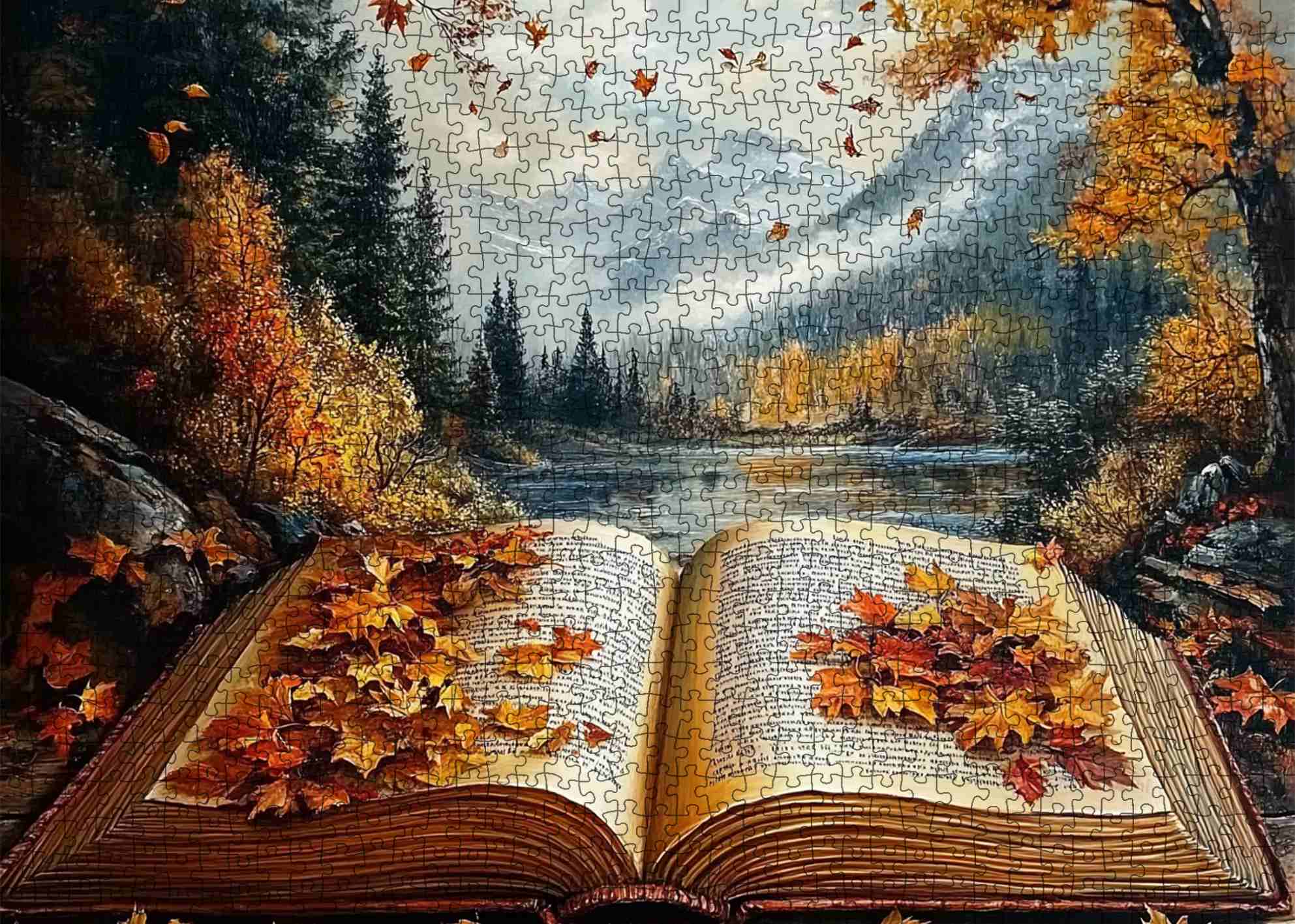 tucocoo-autumn-tale-book-puzzle-1000-teile-herbst-wald image 2