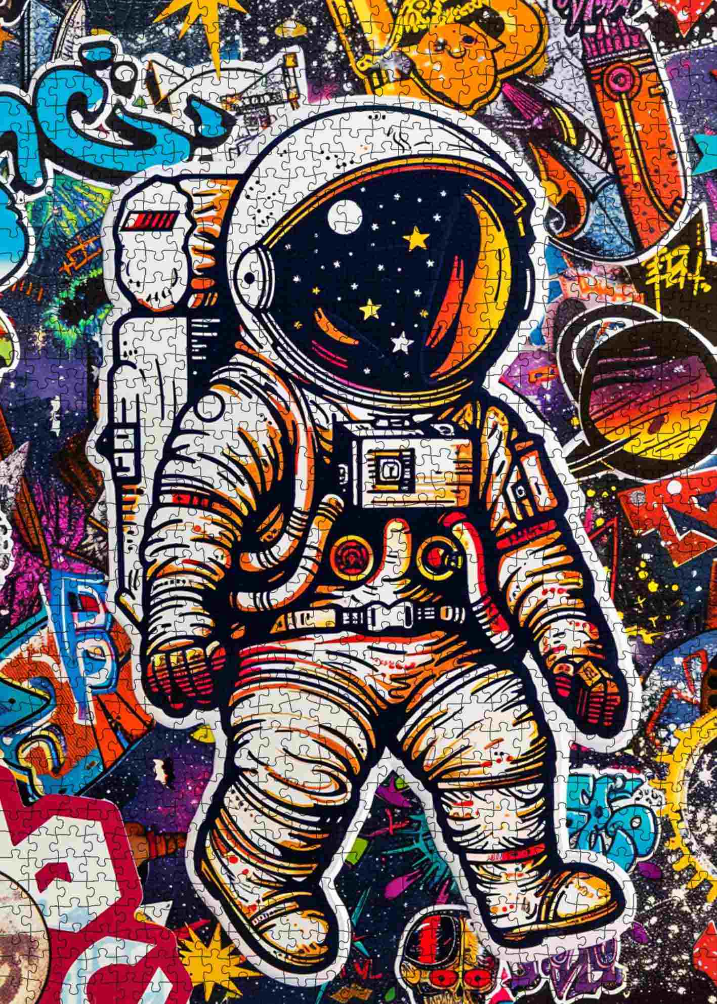 tucocoo-graffiti-astronaut-puzzle-1000-teile-street-art image 2