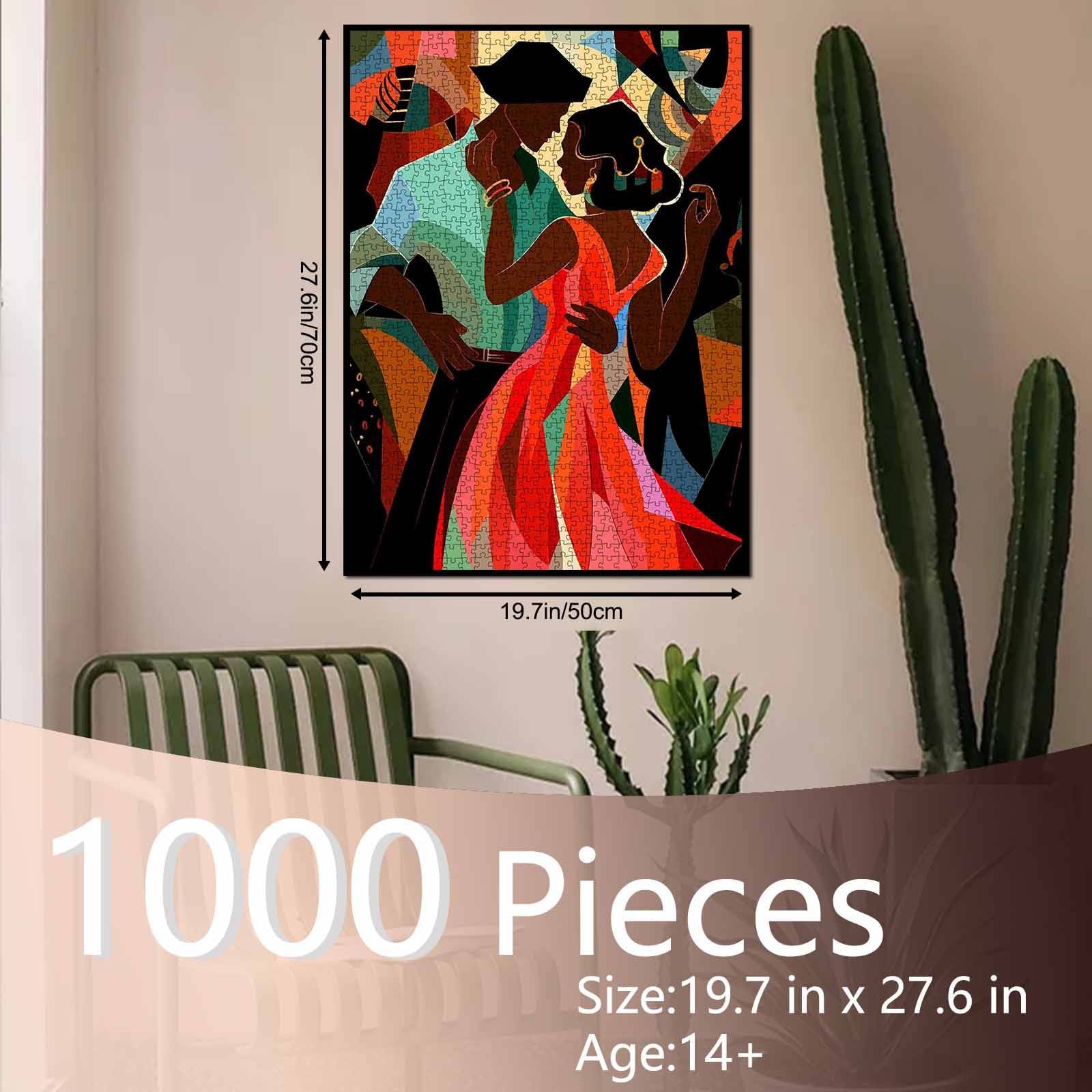 tucocoo-african-girl-boy-dancing-puzzle-1000-teile image 5