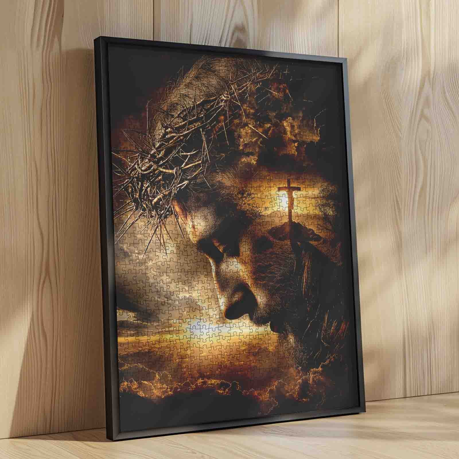 tucocoo-crowned-savior-puzzle-1000-teile-jesus-glauben image 4