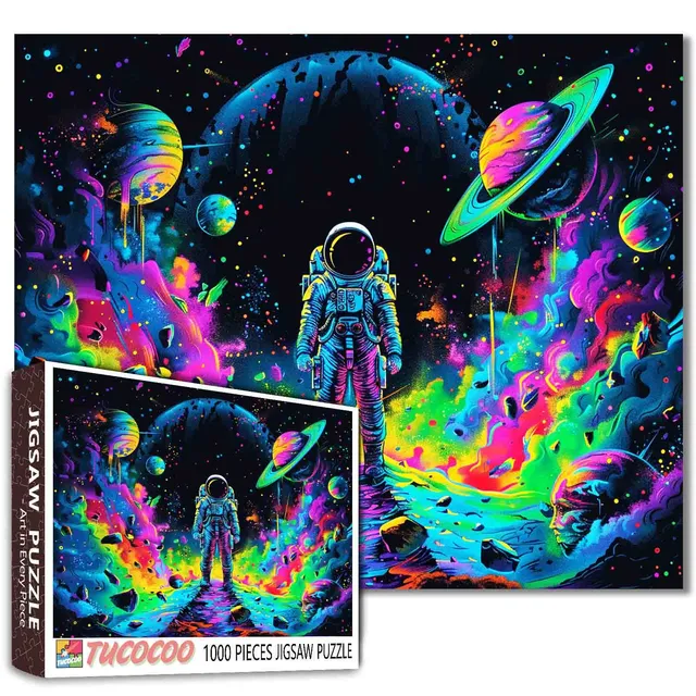 tucocoo-astronauts-galaxy-puzzle-1000-teile-weltraum image 1