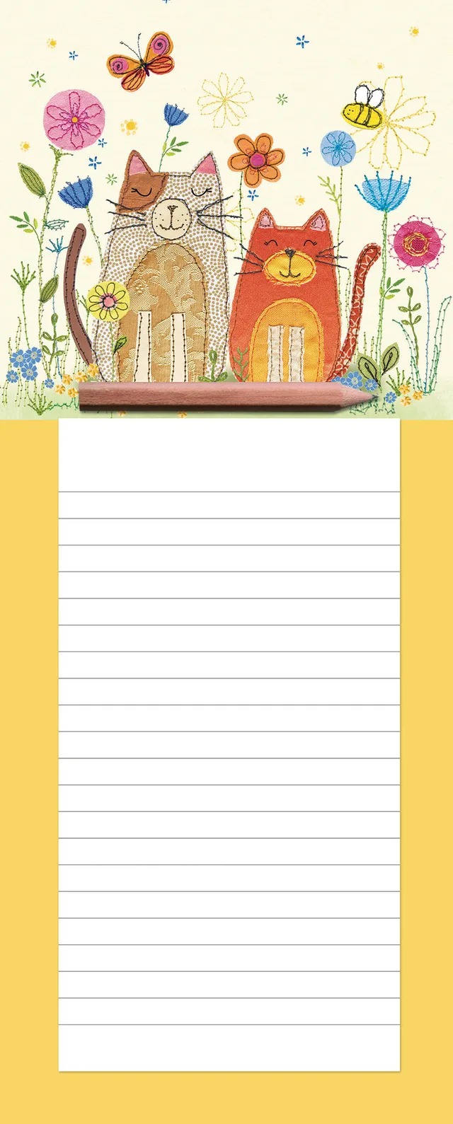 otter-house-happy-cats-magnet-memo-block-notizblock image 1