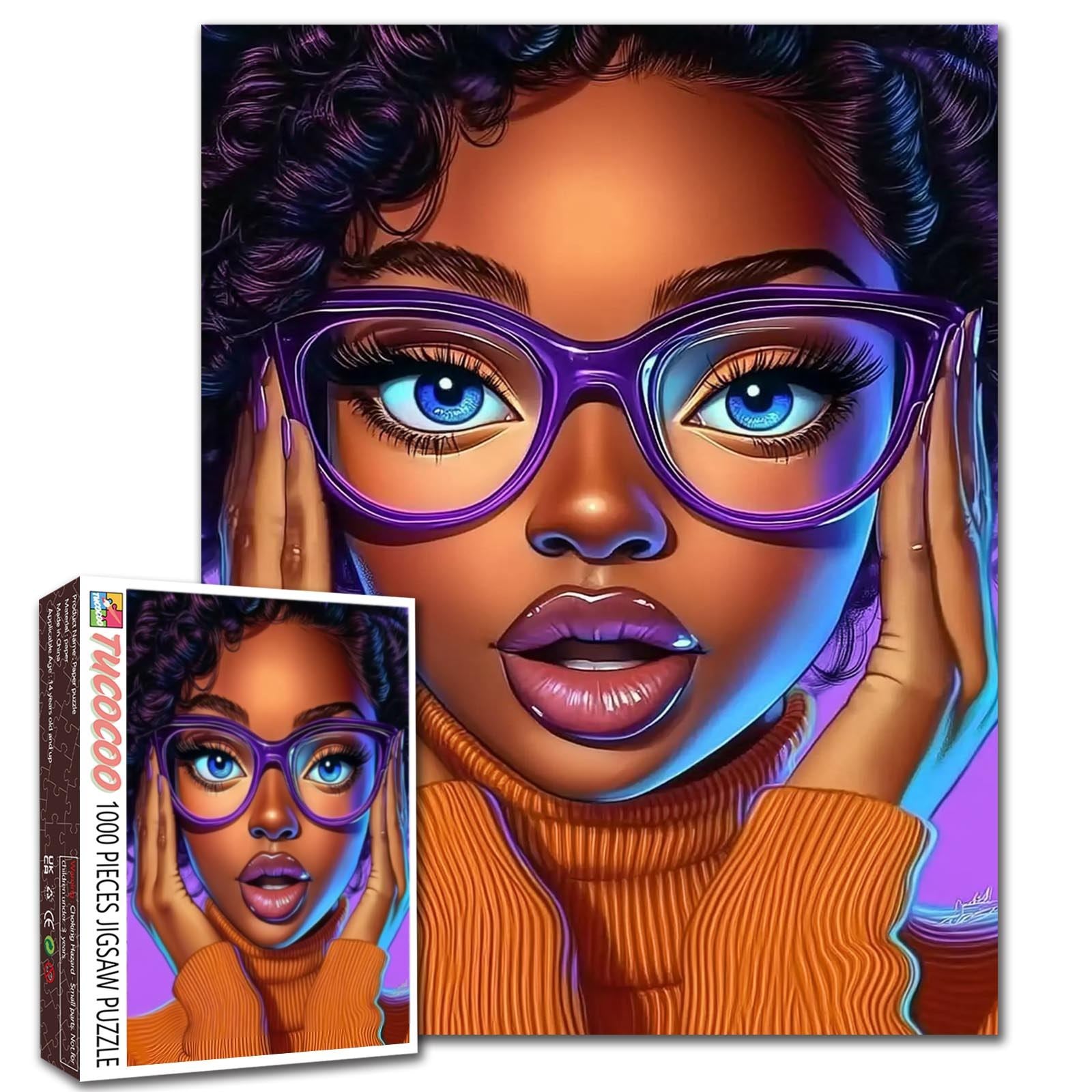 tucocoo-vivid-glance-beauty-puzzle-1000-teile-portrait image 1