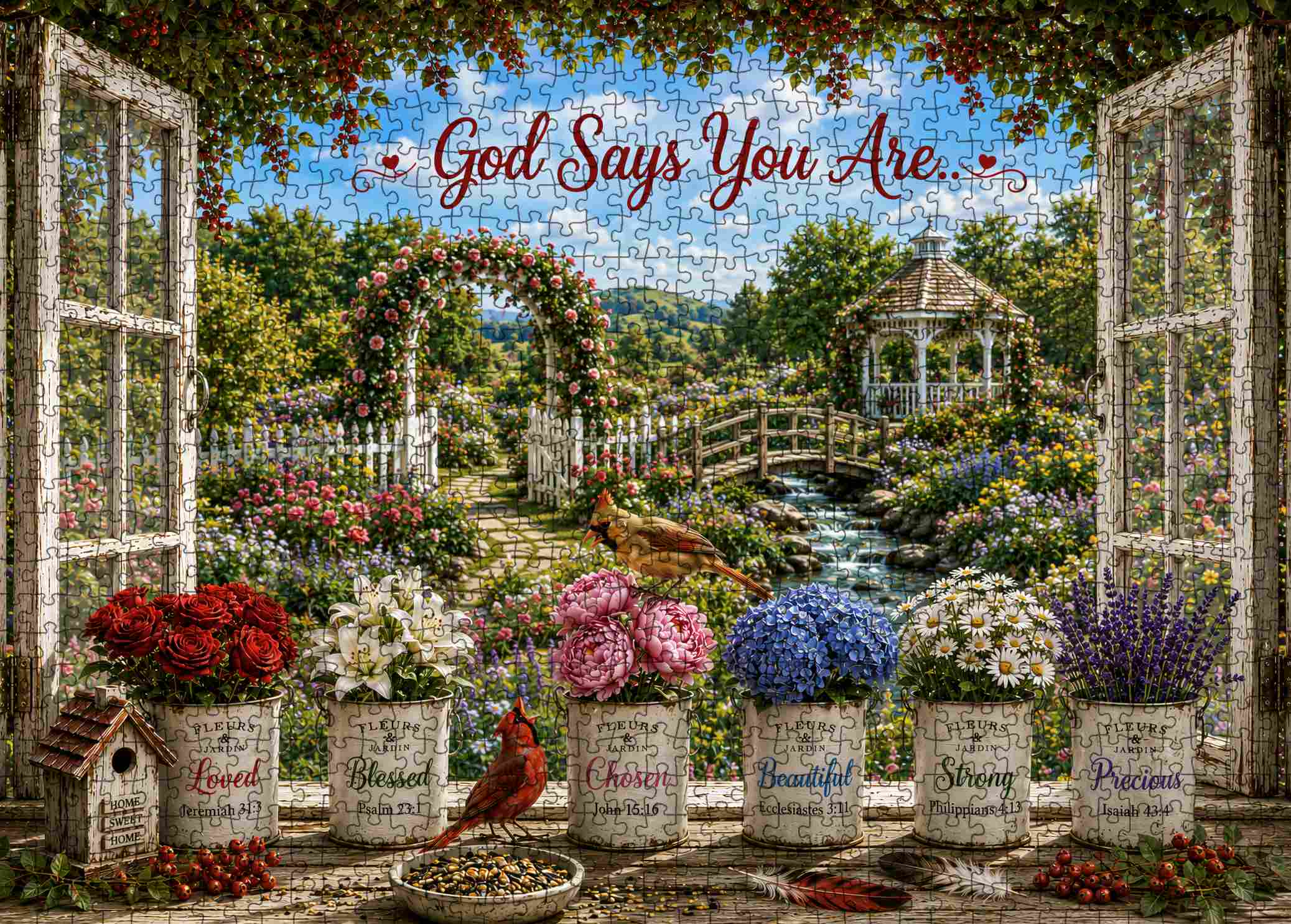 tucocoo-jigsaw-puzzles-garten-segen-puzzle-1000-teile image 2