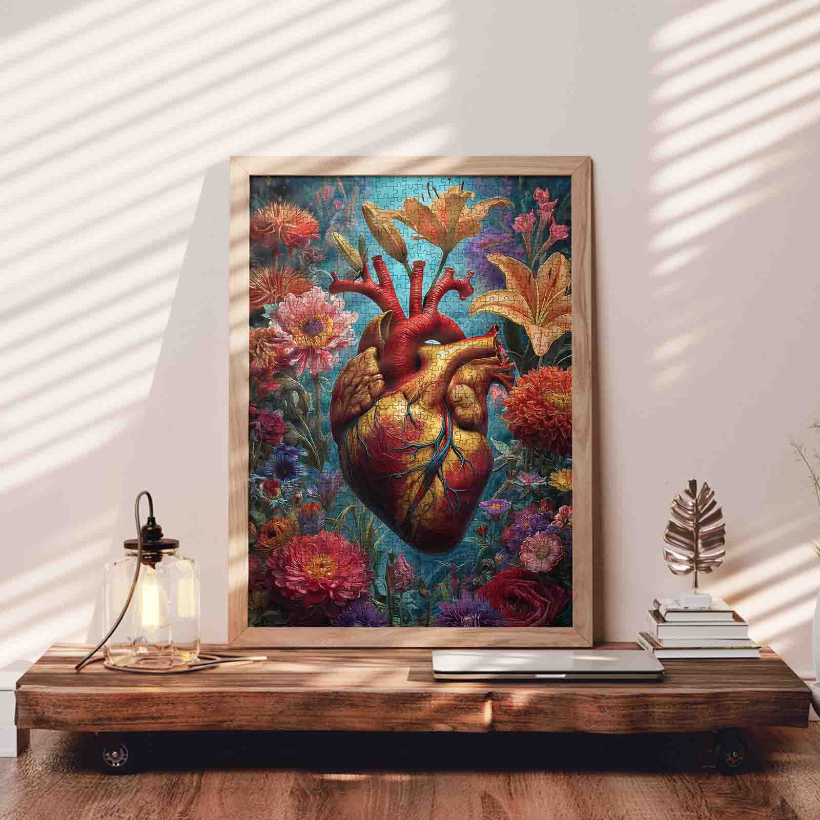 tucocoo-heart-of-nature-puzzle-1000-teile-herz-blumen image 3
