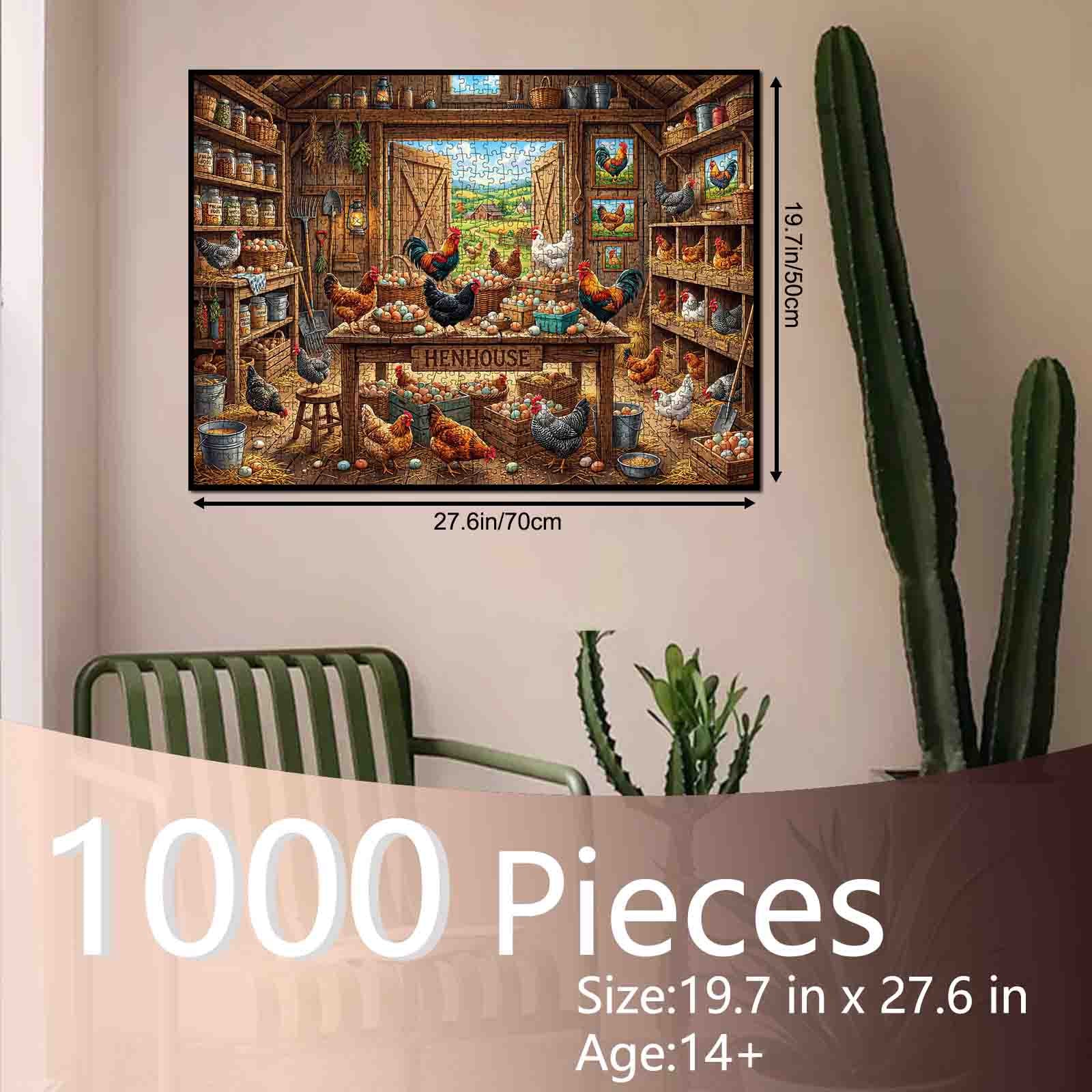 tucocoo-rustic-henhouse-farm-life-puzzle-1000-teile-h-hnerstall image 5