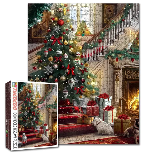 tucocoo-grand-christmas-hall-puzzle-1000-teile-weihnachten image 1