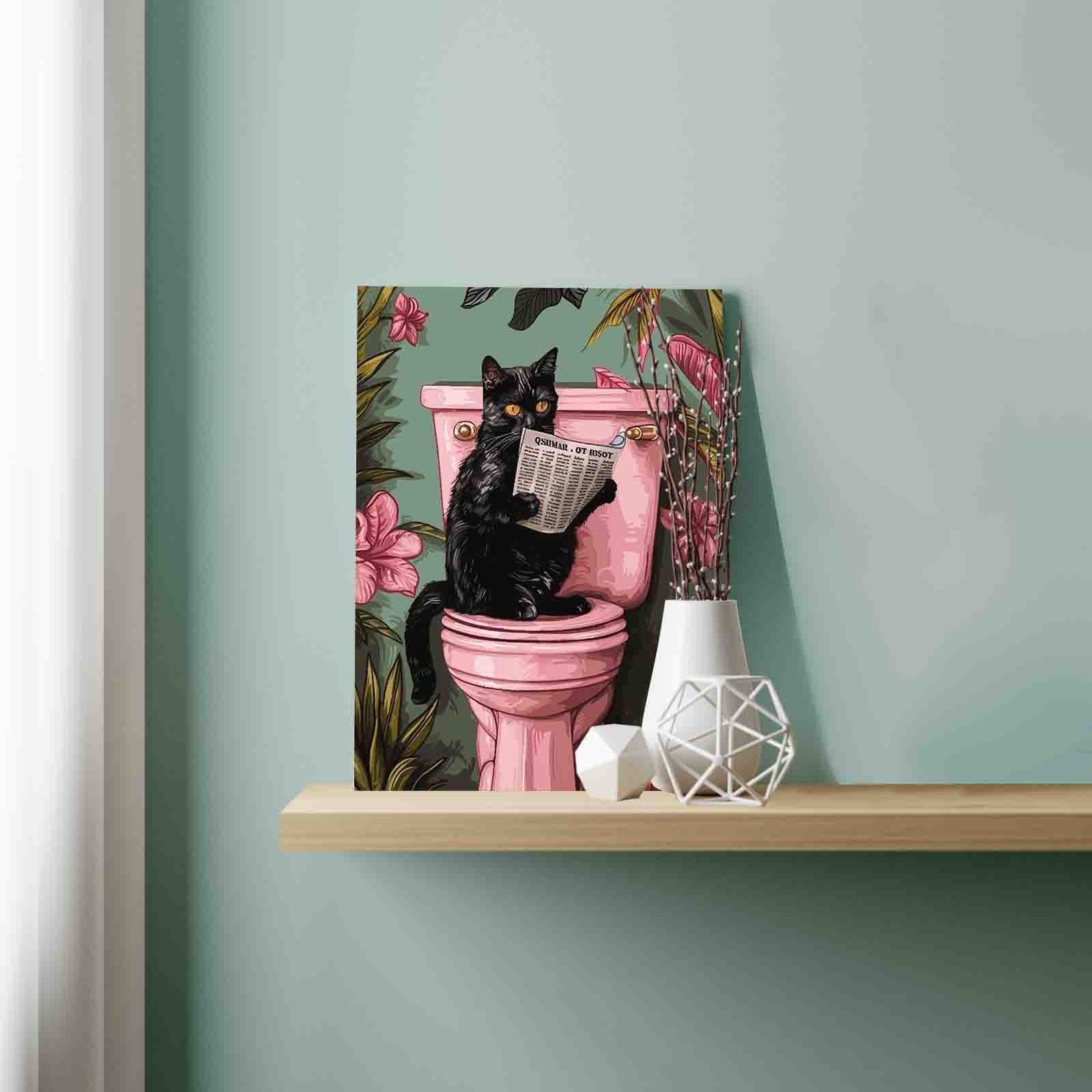 tucocoo-paint-by-numbers-black-cat-on-the-toilet-malen-nach-zahlen-40x50 image 3