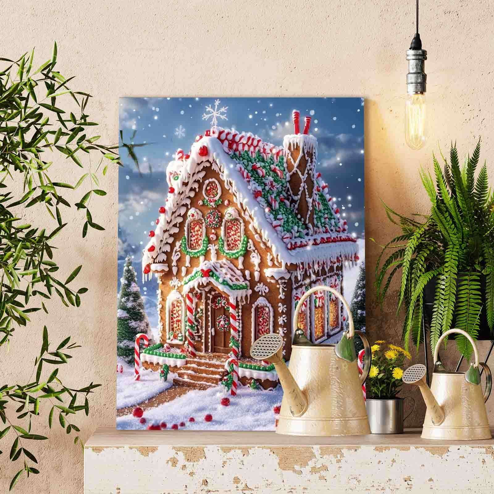tucocoo-paint-by-numbers-gingerbread-house-bild-40x50-haus image 2