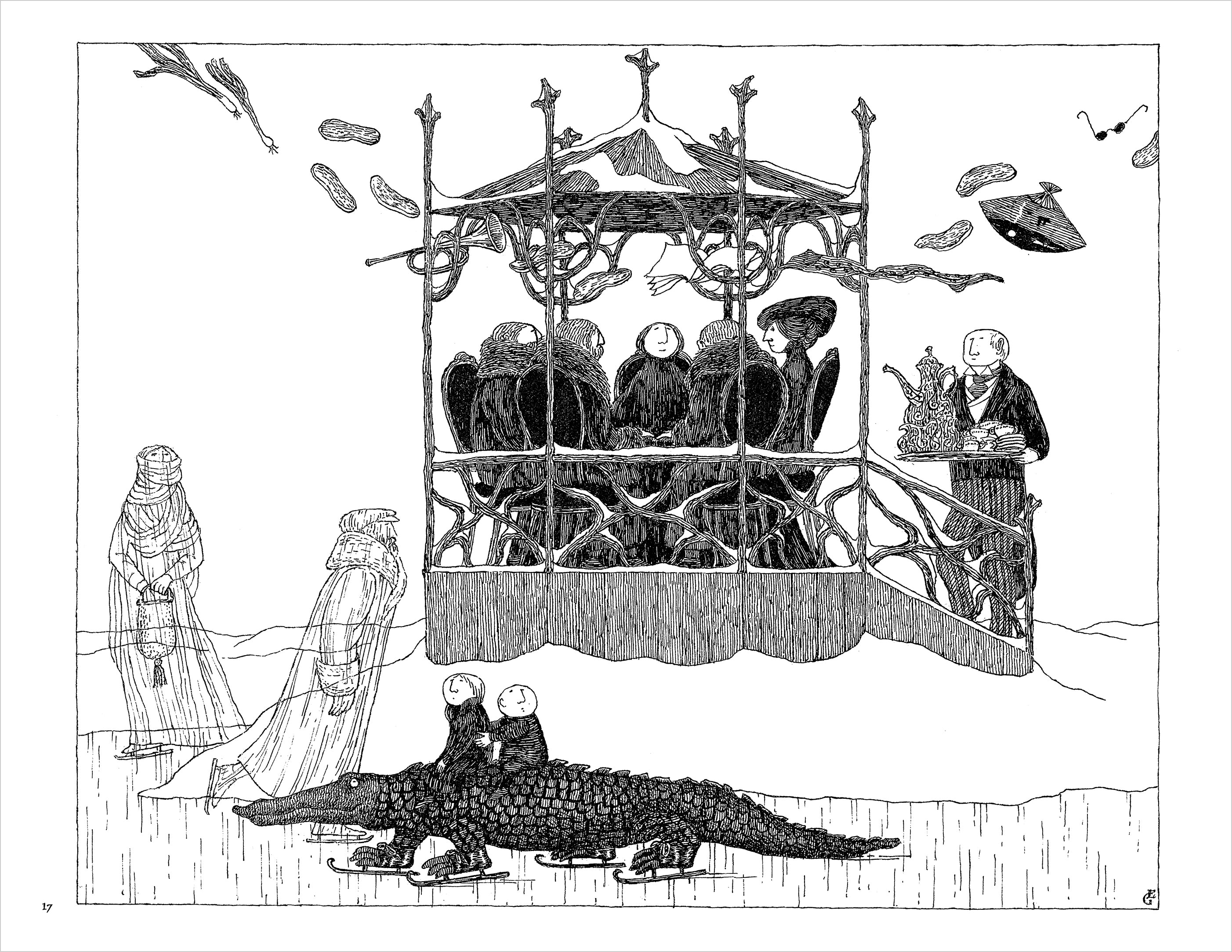 pomegranate-edward-gorey-malbuch-gro-erwachsene-humor image 3