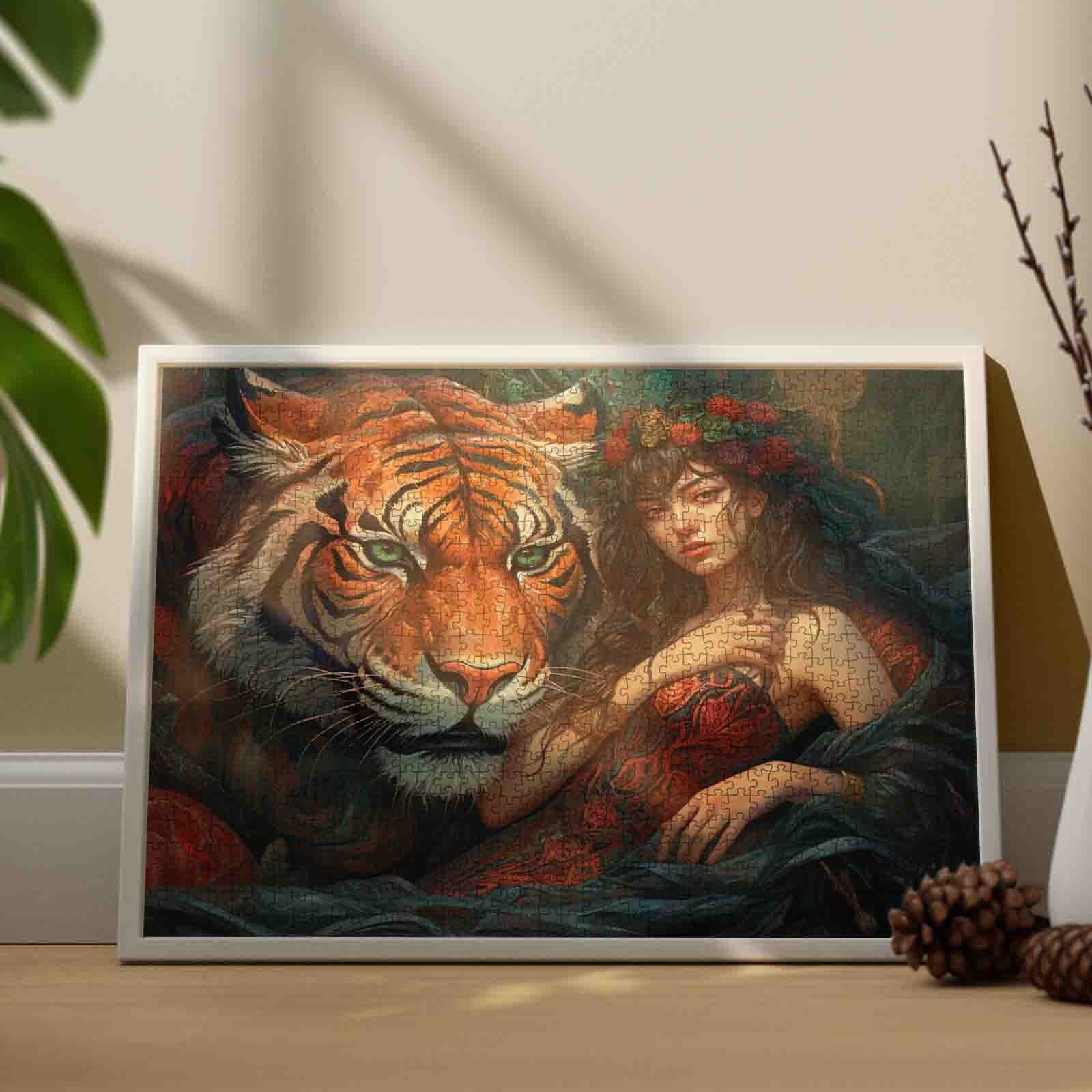 tucocoo-wild-bond-beauty-puzzle-1000-teile-tiger-dschungel image 3