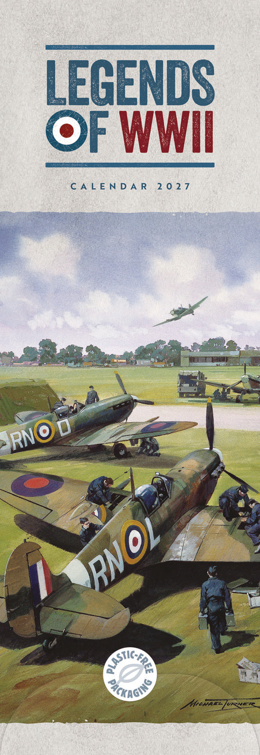 otter-house-legends-of-wwii-slim-kalender-2027-transport image 1