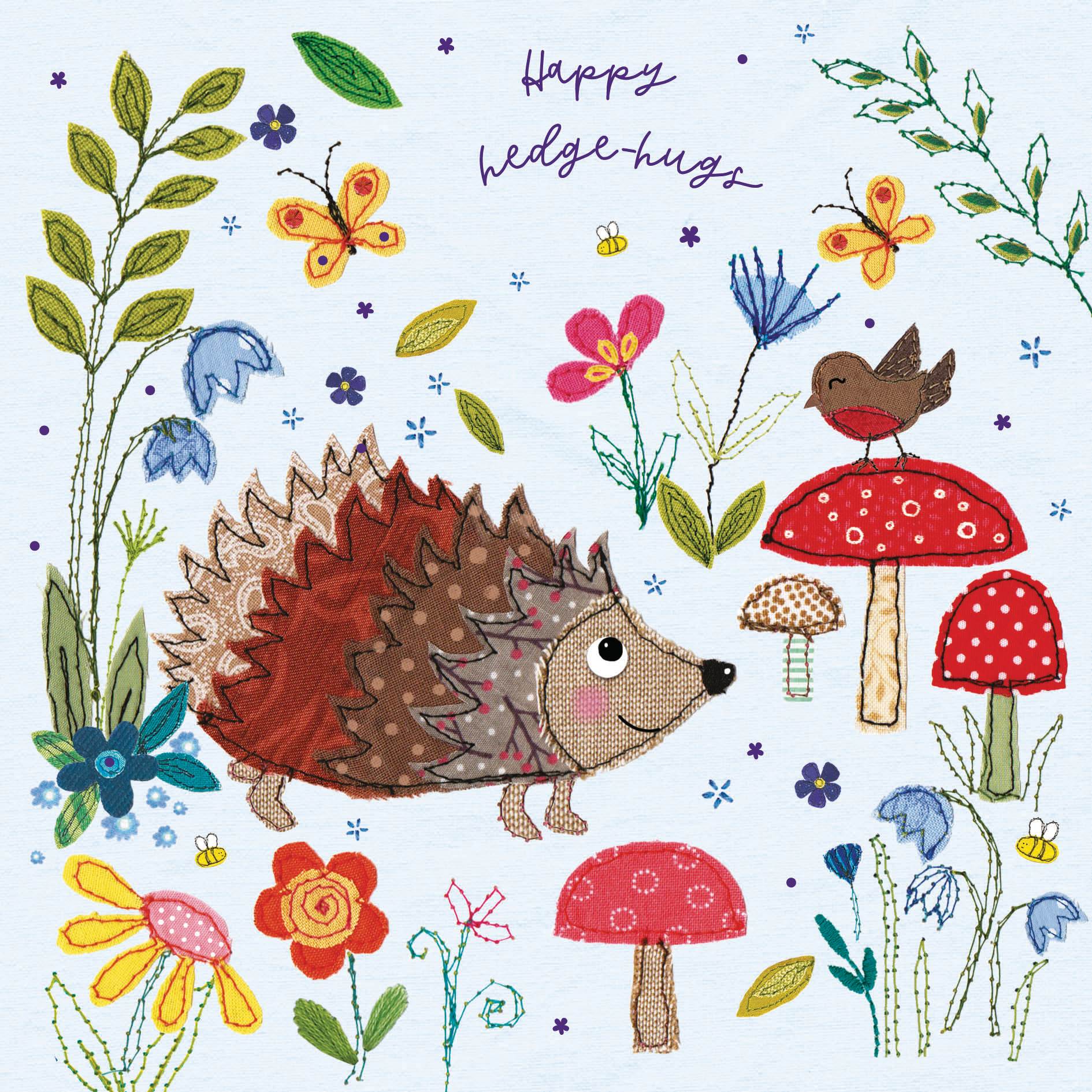 otter-house-sewing-box-happy-hedge-hugs-gru-karte-igel image 1