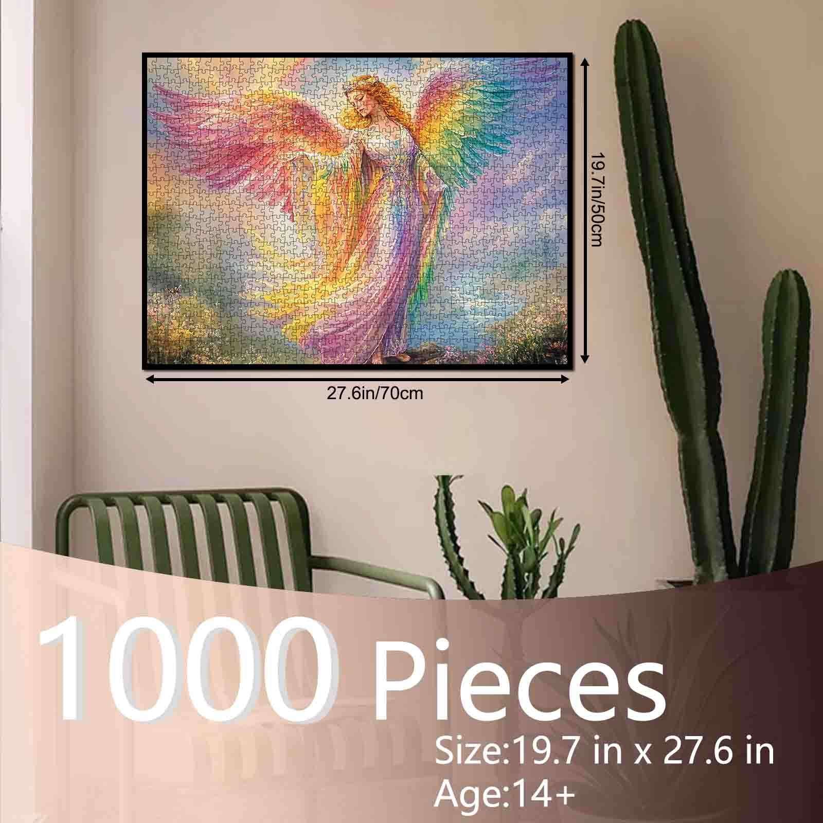 tucocoo-rainbow-angel-puzzle-1000-teile-engel image 5