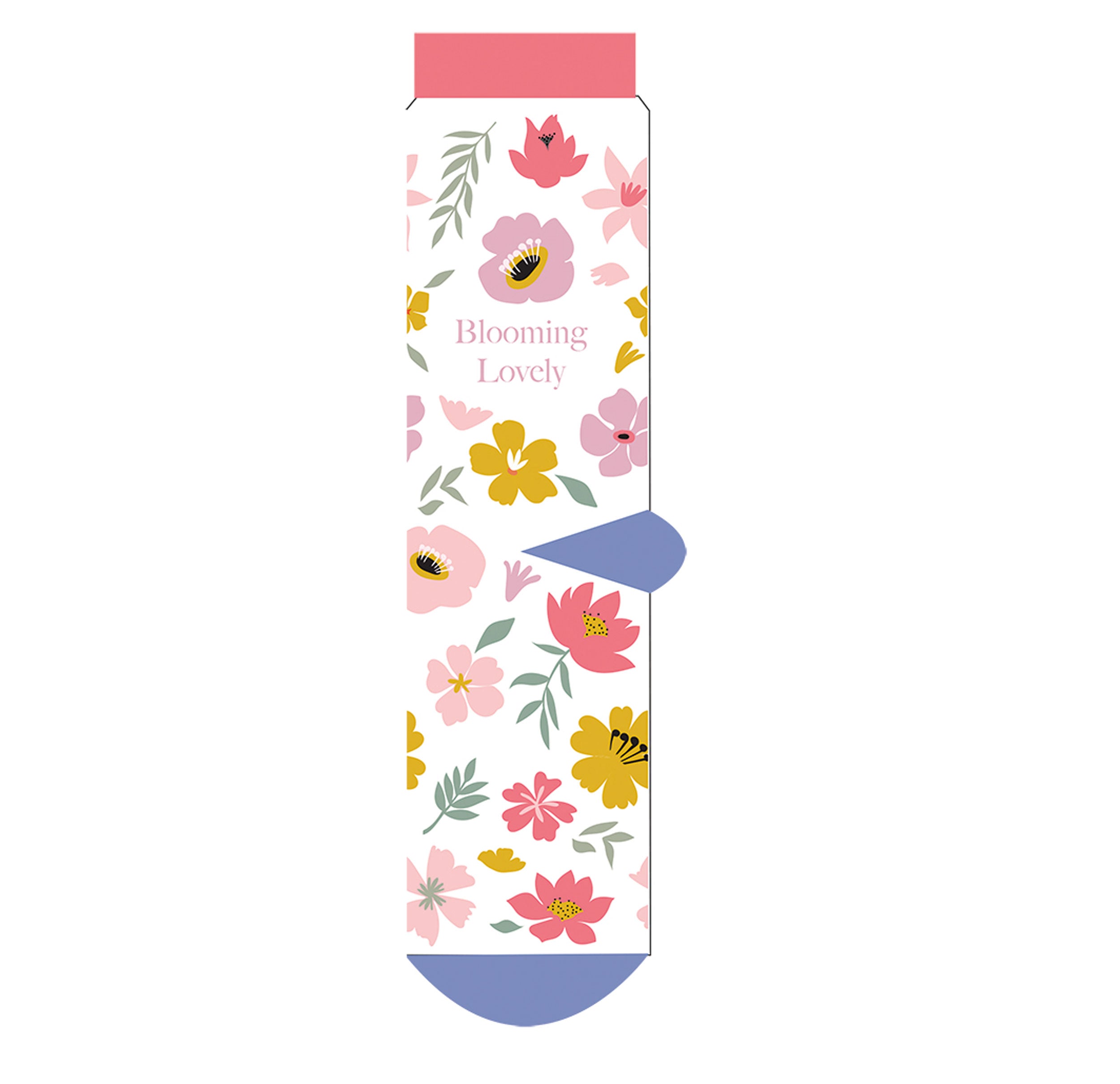 otter-house-blooming-lovely-socken-1-paar-blumenmuster image 2