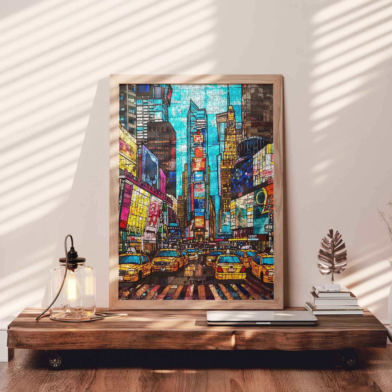 tucocoo-jigsaw-manhattan-city-view-puzzle-1000-teile-glasmalerei image 3