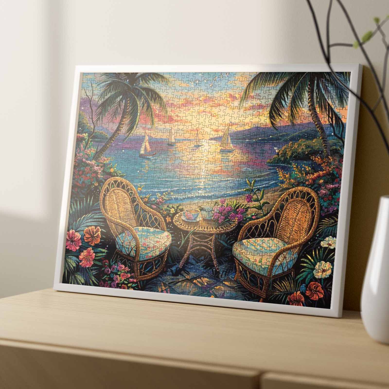 tucocoo-seaside-sunset-puzzle-1000-teile-meer-strand image 4