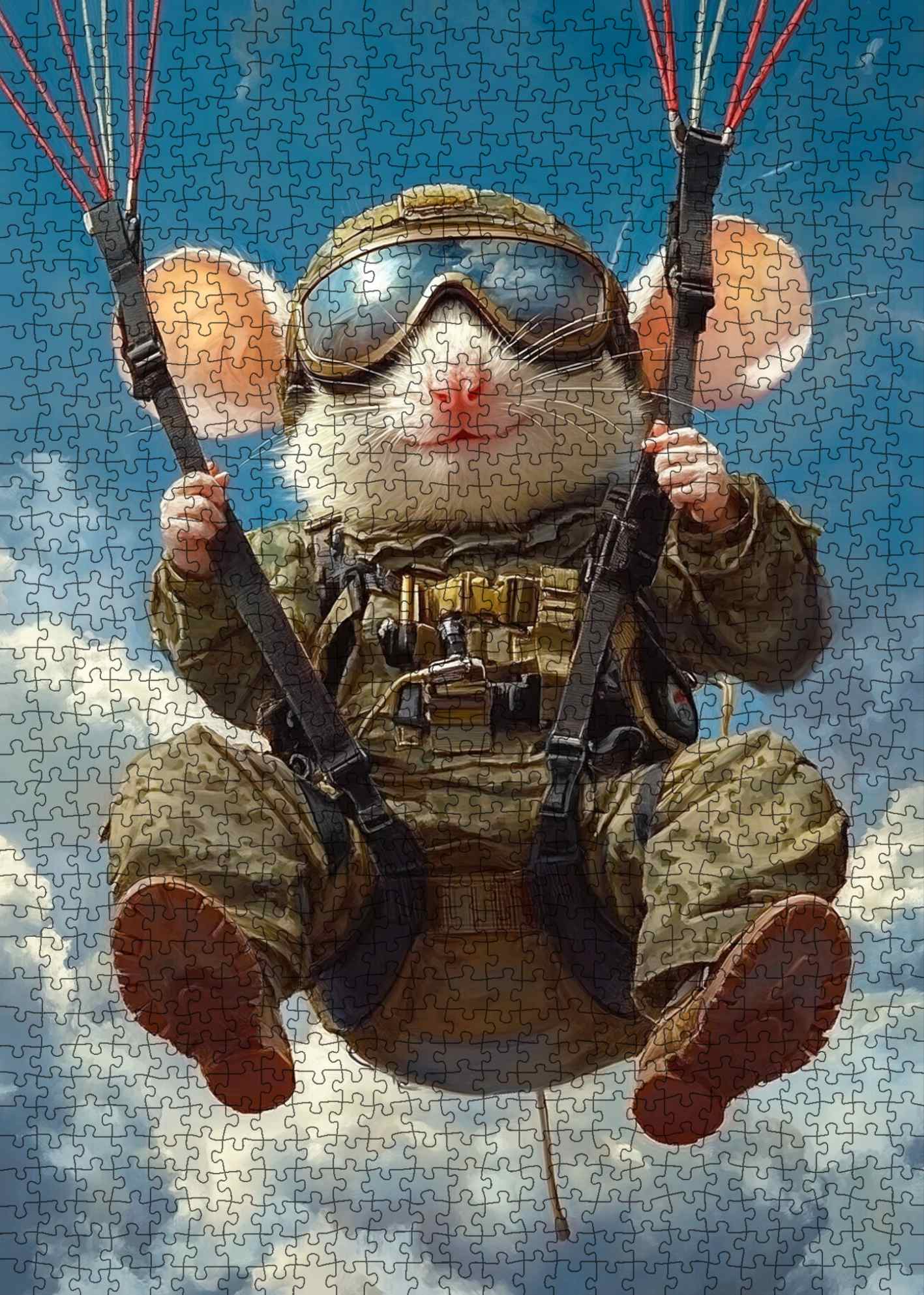 tucocoo-jigsaw-skydiving-mouse-adventure-puzzle-1000-teile-maus image 2