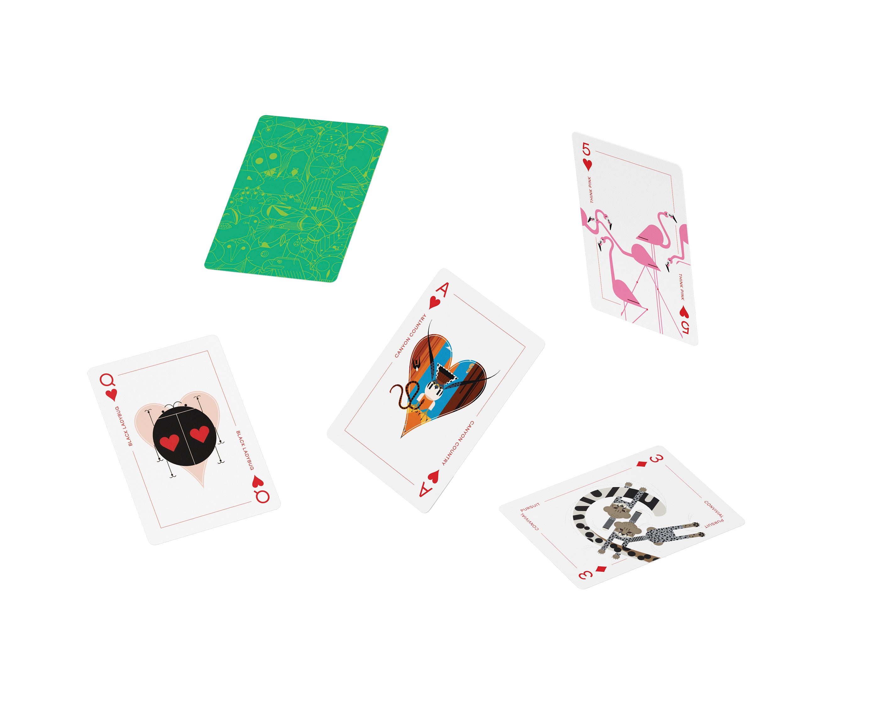 pomegranate-charley-harper-spielkarten-tiere-pflanzen image 3