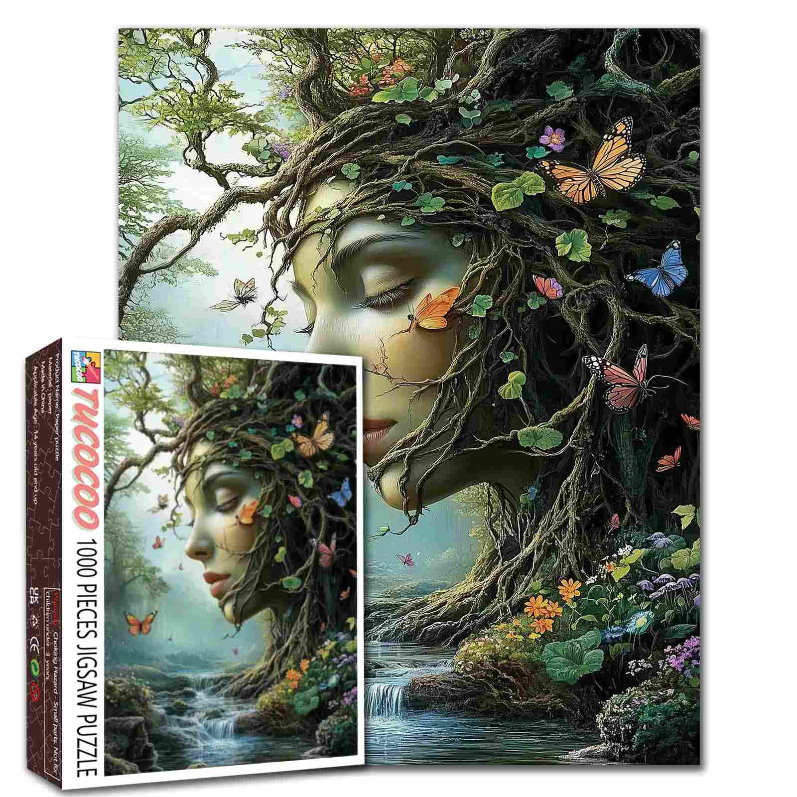 tucocoo-nature-spirit-awakening-puzzle-1000-teile-wald image 1