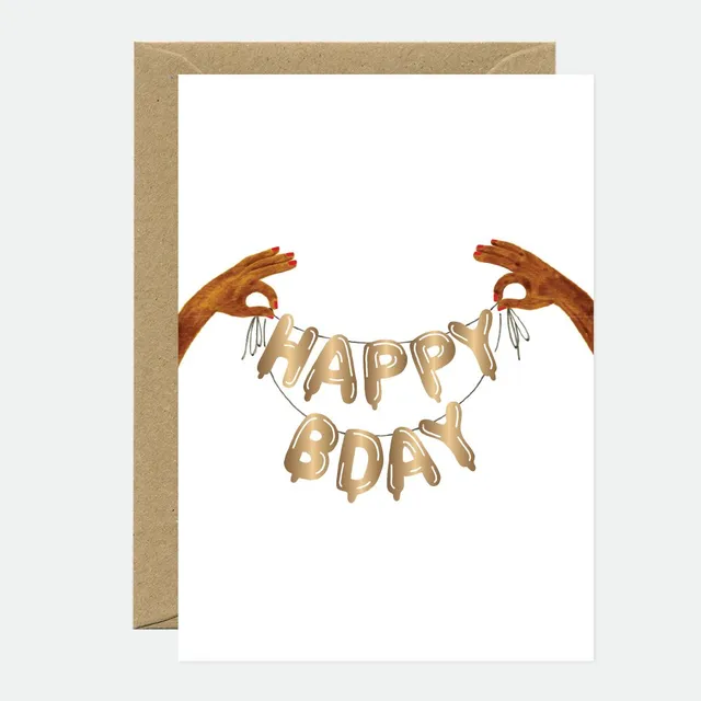 all-the-ways-to-say-ballons-geburtstagskarte-goldfolie-a6-2 image 1