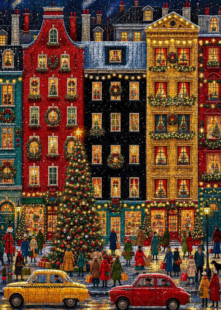 tucocoo-christmas-city-lights-puzzle-1000-teile-stadt image 2