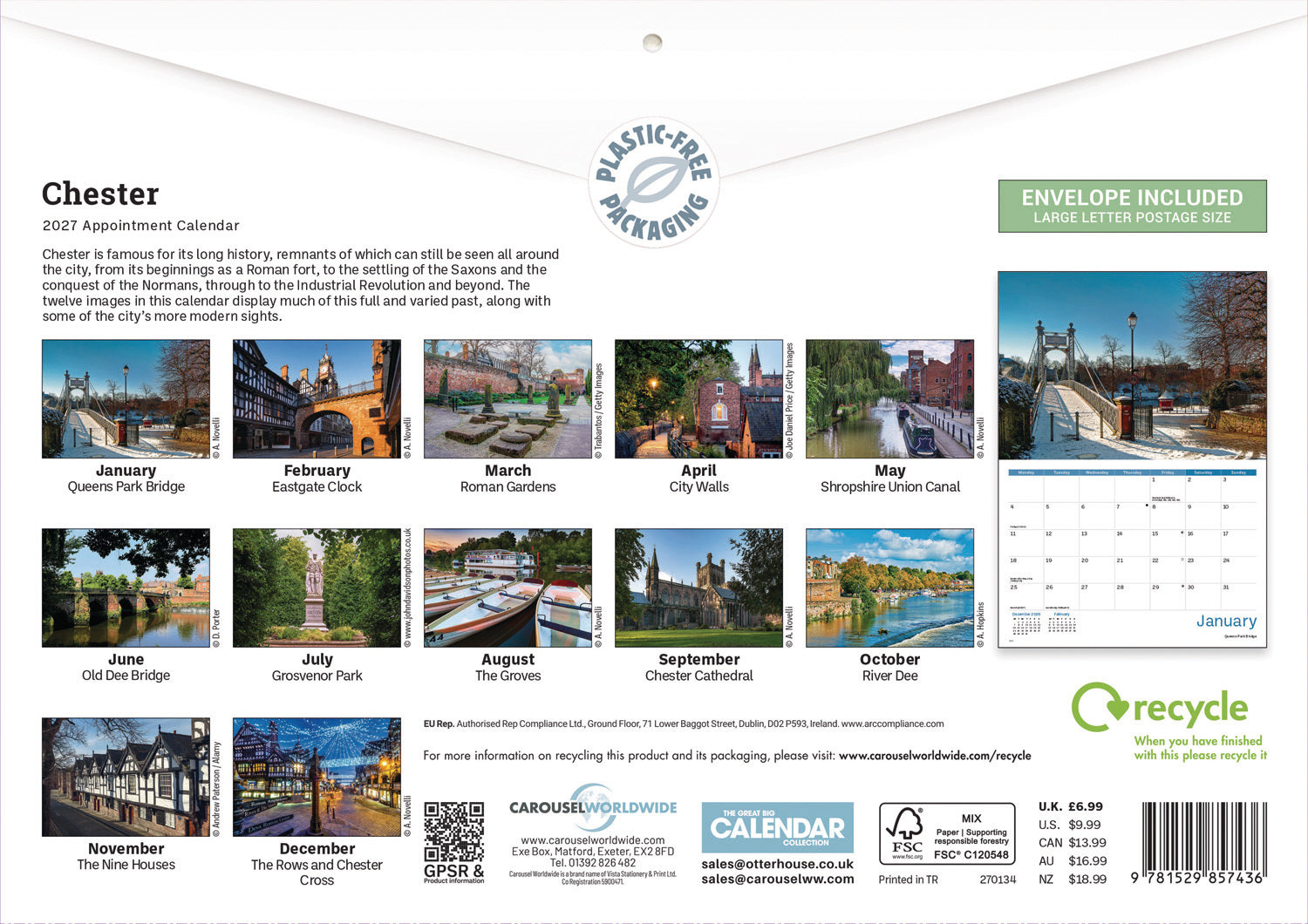 otter-house-chester-a4-calendar-2027-wandkalender image 2