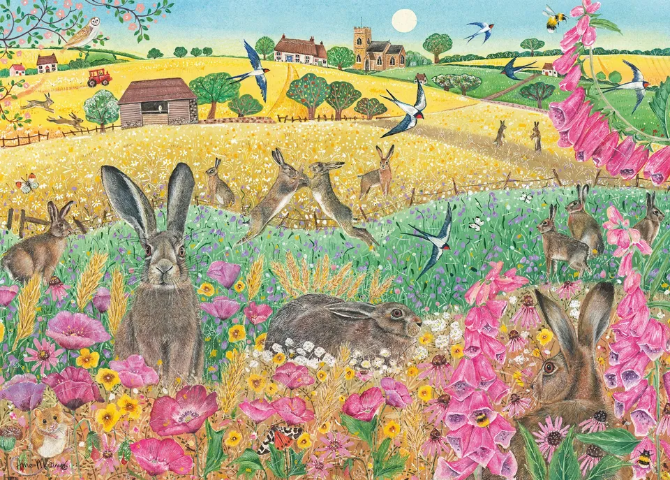 otter-house-a-husk-of-hares-puzzle-1000-teile-hasen image 1