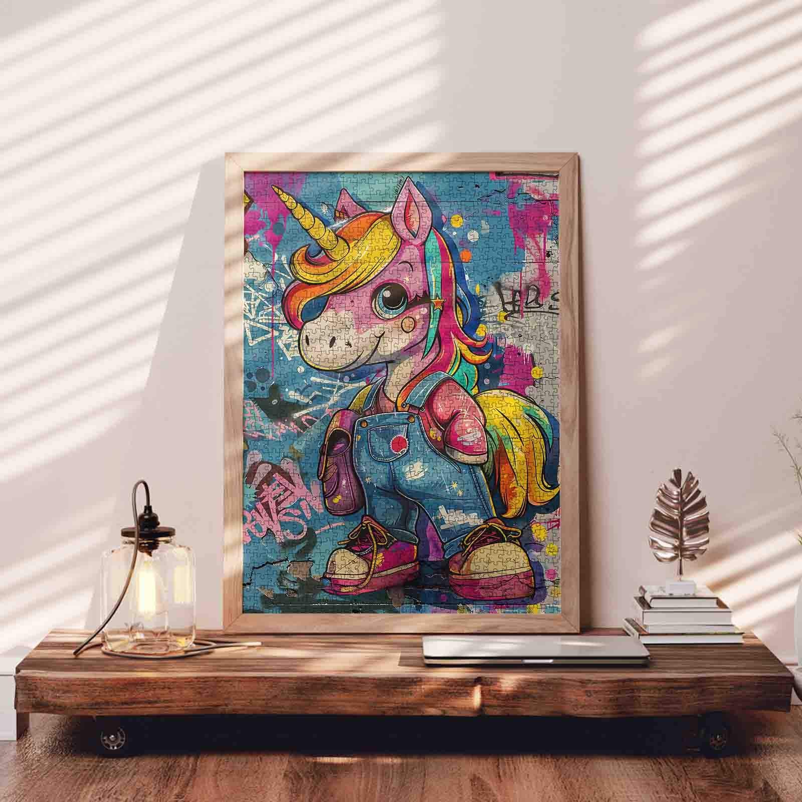 tucocoo-jigsaw-puzzles-buntes-einhorn-graffiti-puzzle-1000-teile image 3