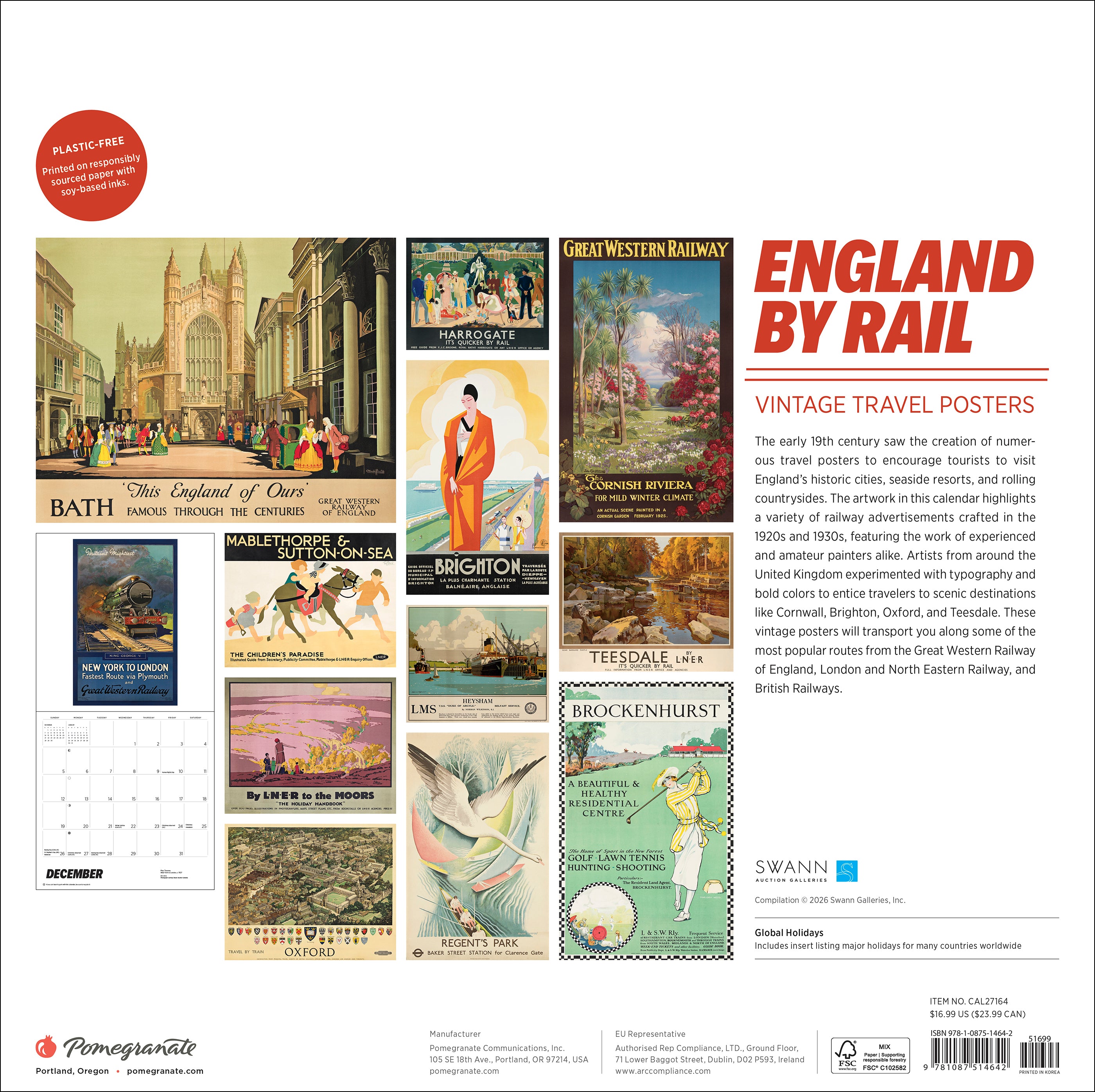 pomegranate-england-by-rail-vintage-wandkalender-2027-reise image 7