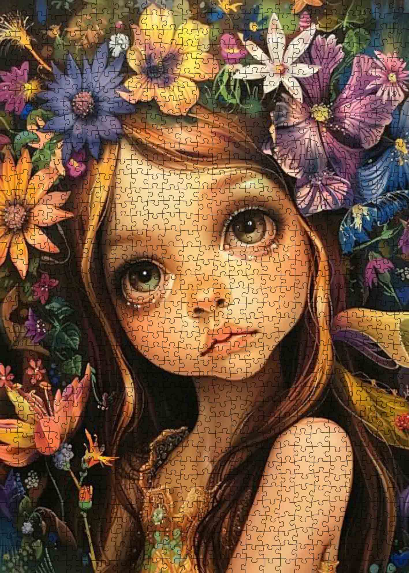 tucocoo-flower-crown-girl-puzzle-1000-teile-blumenkranz image 2