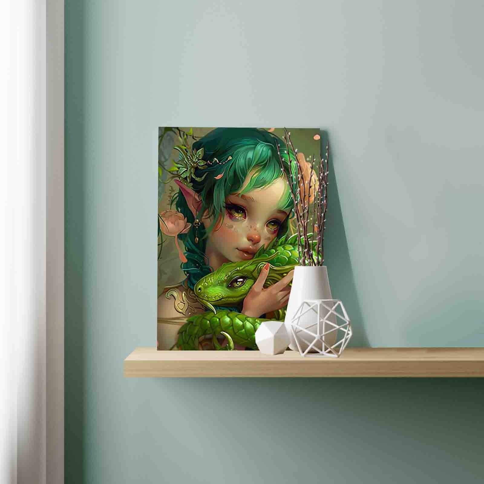 tucocoo-paint-by-numbers-elf-and-dragon-bond-malbild-40x50-o-rahmen image 3