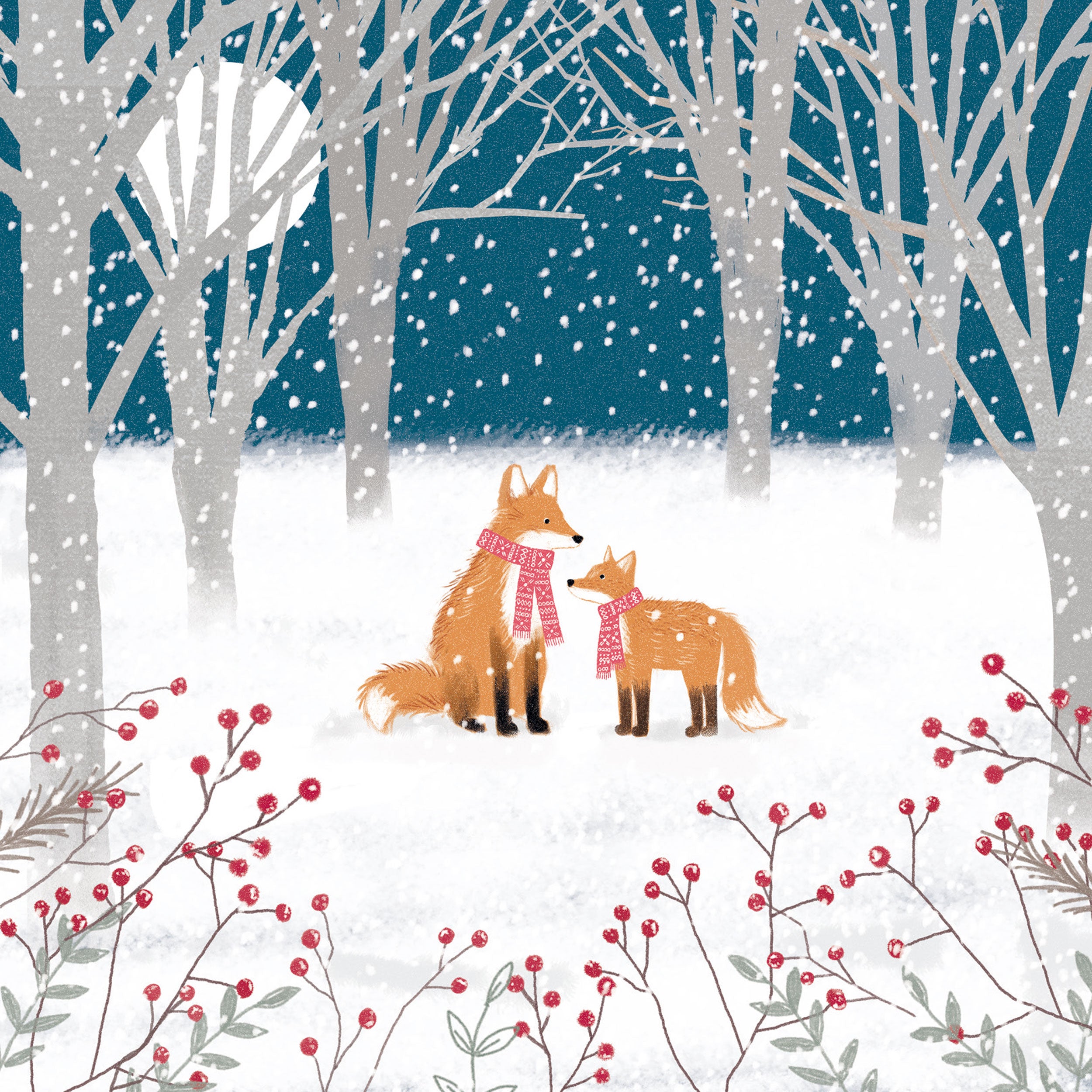 otter-house-woodland-weihnachtskarten-set-waldtiere-sortiert image 1