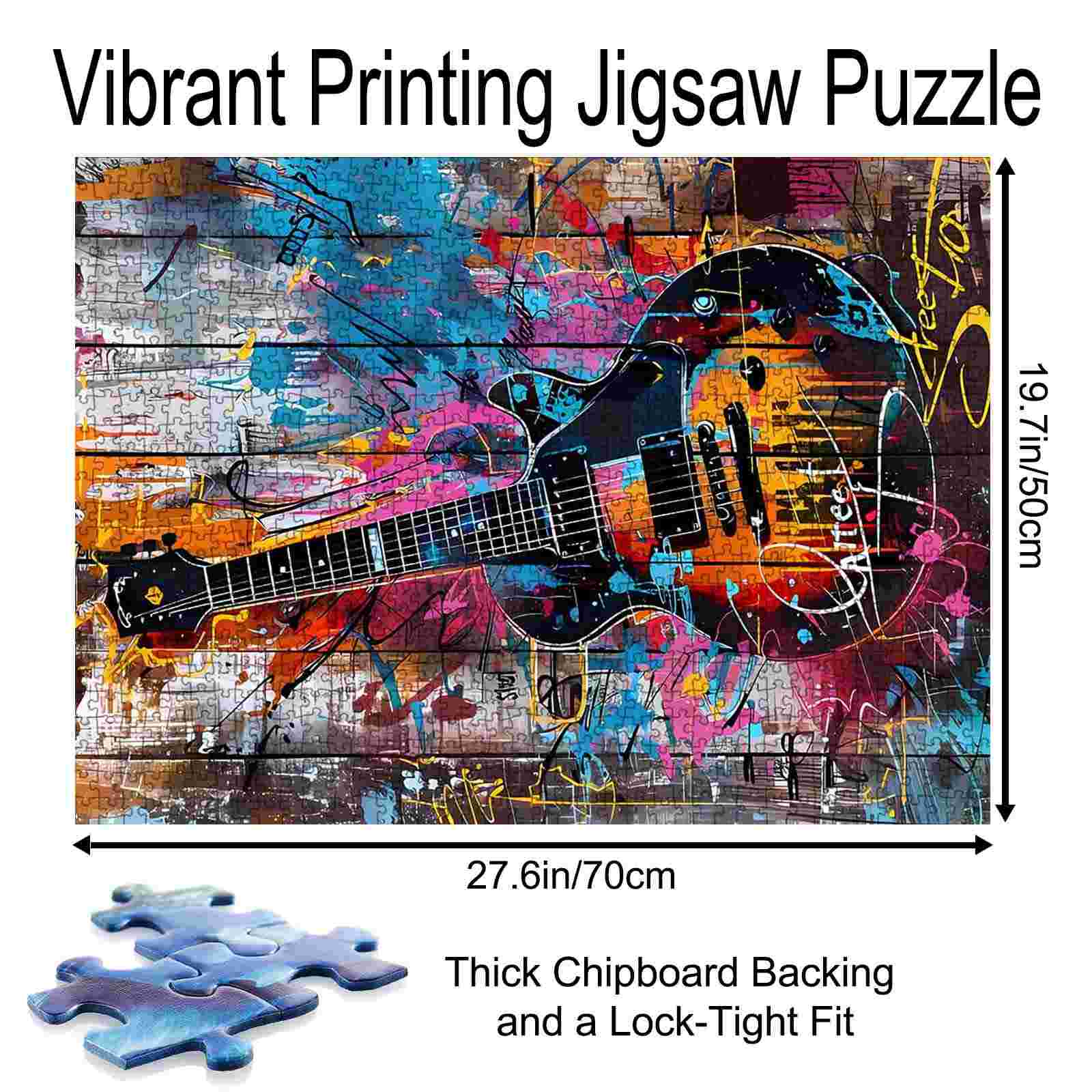 tucocoo-graffiti-guitar-puzzle-1000-teile-gitarre image 5