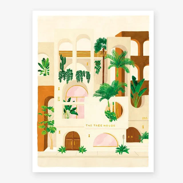 all-the-ways-to-say-tulum-poster-aquarell-tropisch image 1