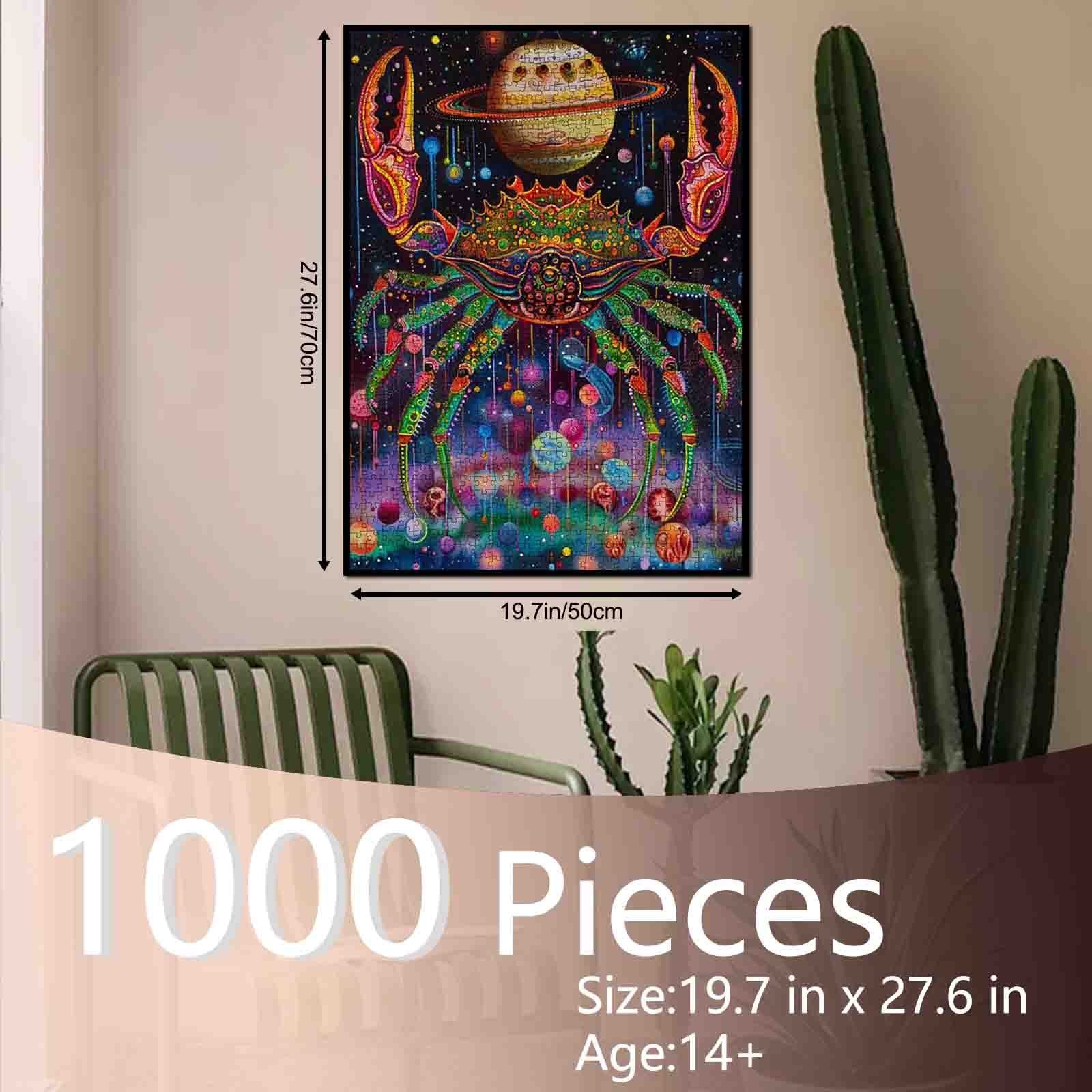 tucocoo-cosmic-crab-puzzle-1000-teile-krabbe-im-weltraum image 5