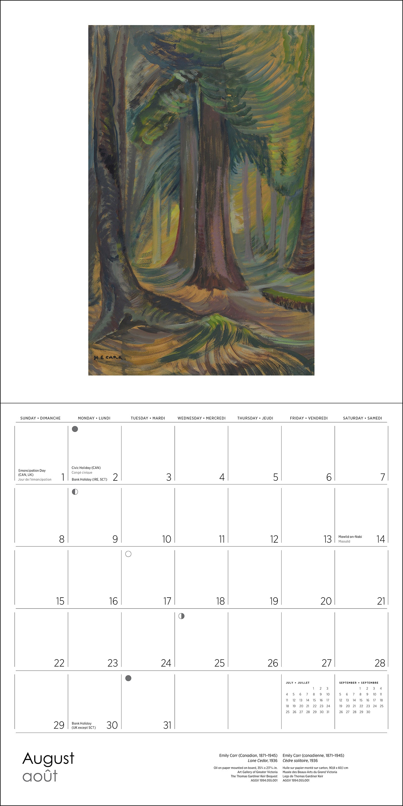 pomegranate-emily-carr-2027-wandkalender-landschaften image 3