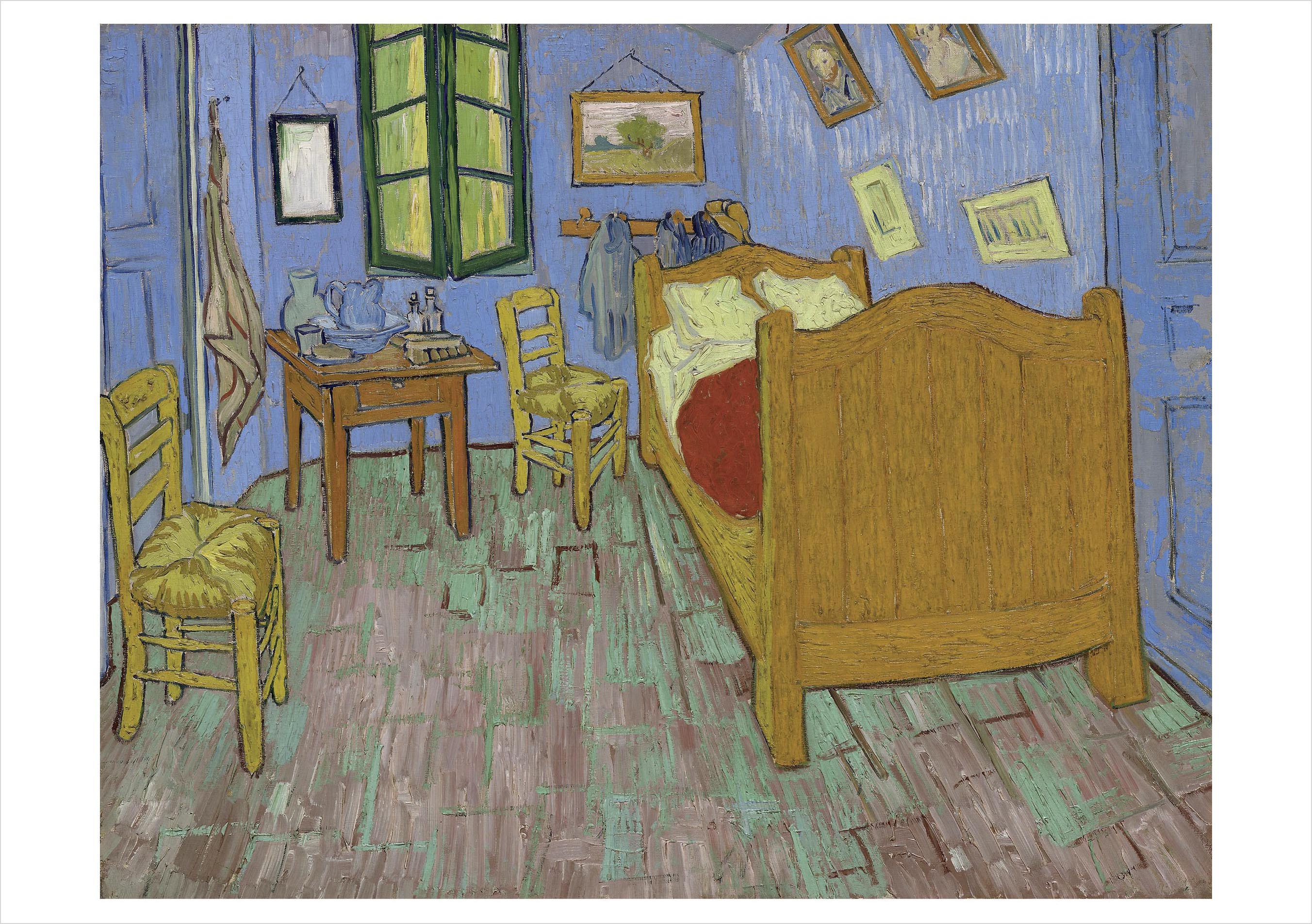 pomegranate-van-gogh-the-bedroom-blanko-klappkarte-impressionismus image 1