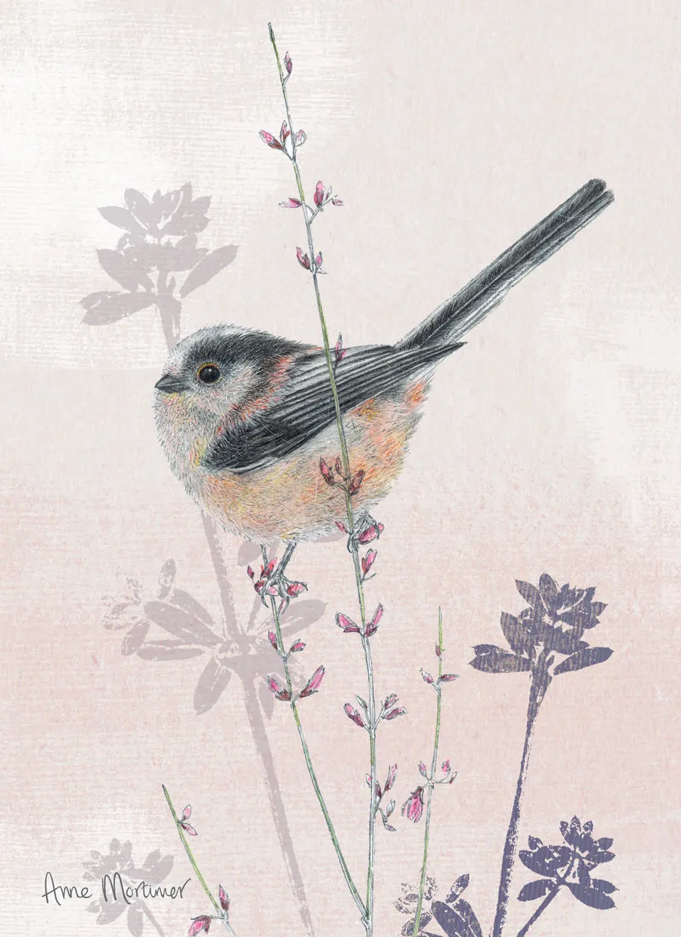 otter-house-greetings-cards-rspb-in-the-flowers-gru-karte-schwanzmeise image 1