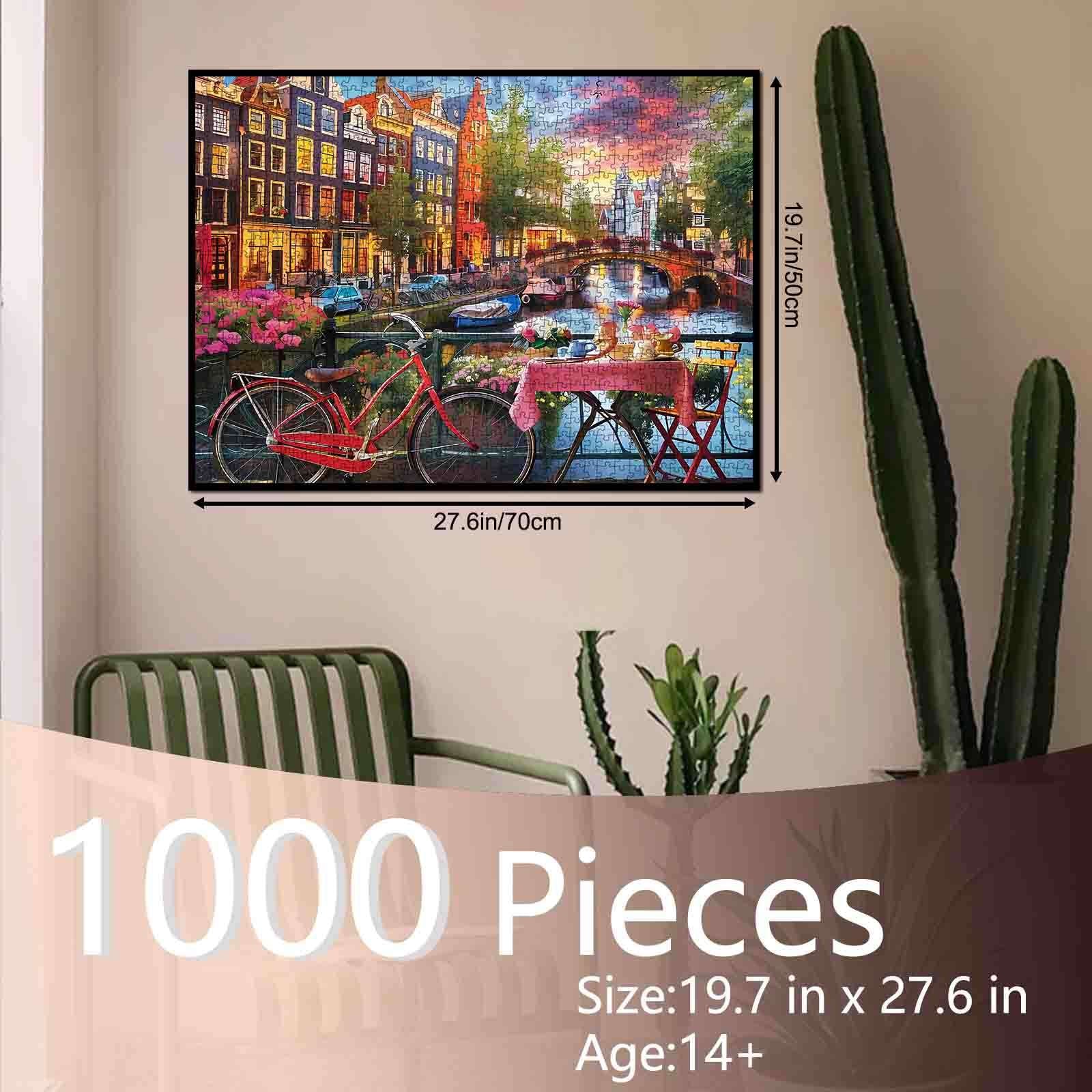 tucocoo-amsterdam-canal-puzzle-1000-teile-stadt-abend image 5