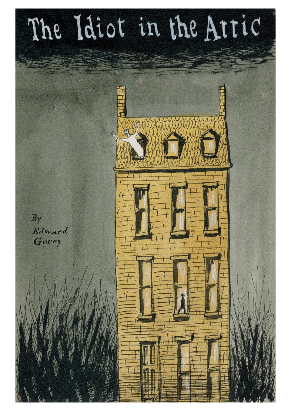 pomegranate-the-idiot-in-the-attic-postkarte-edward-gorey-humor image 1