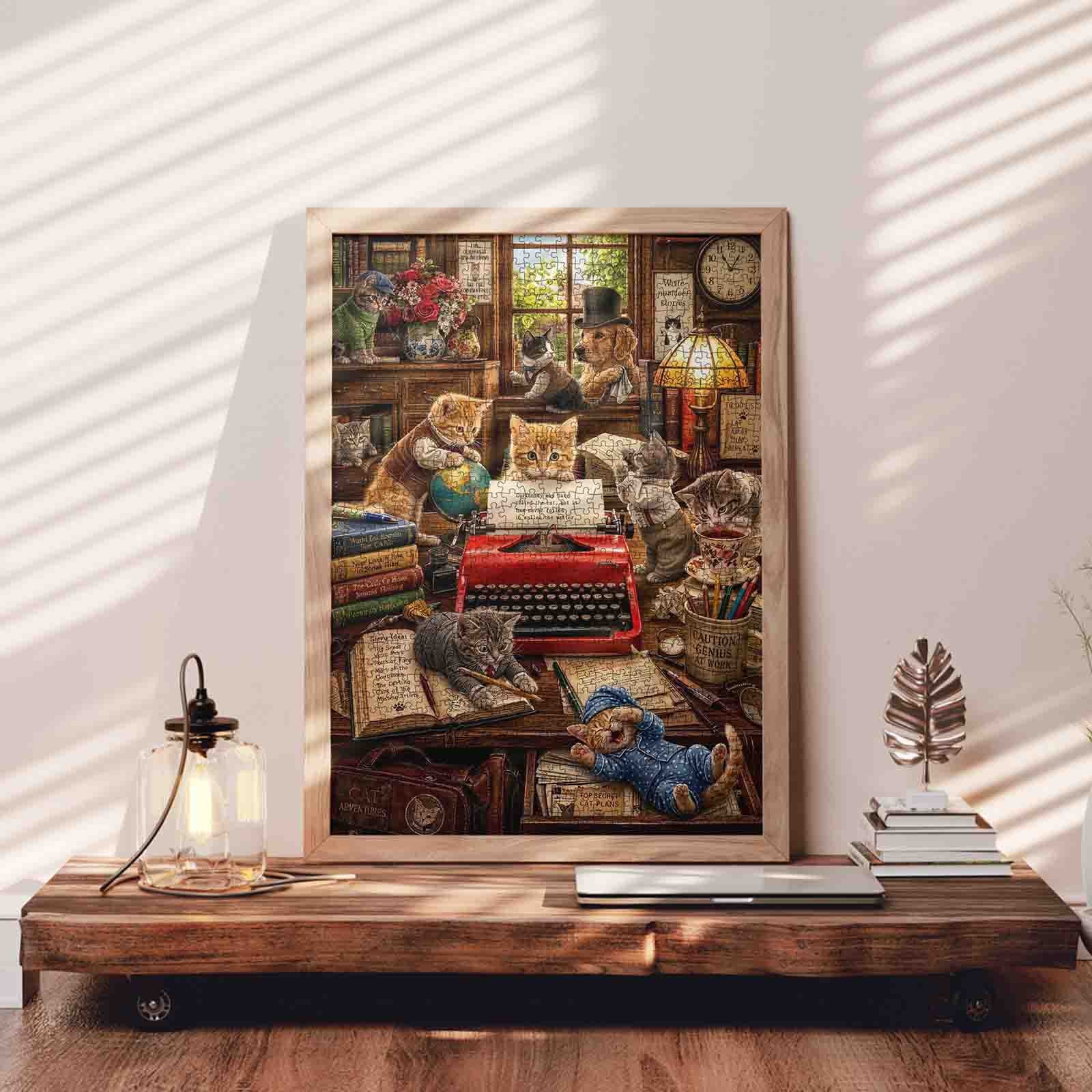 tucocoo-cats-literary-society-writing-club-puzzle-1000-teile image 3