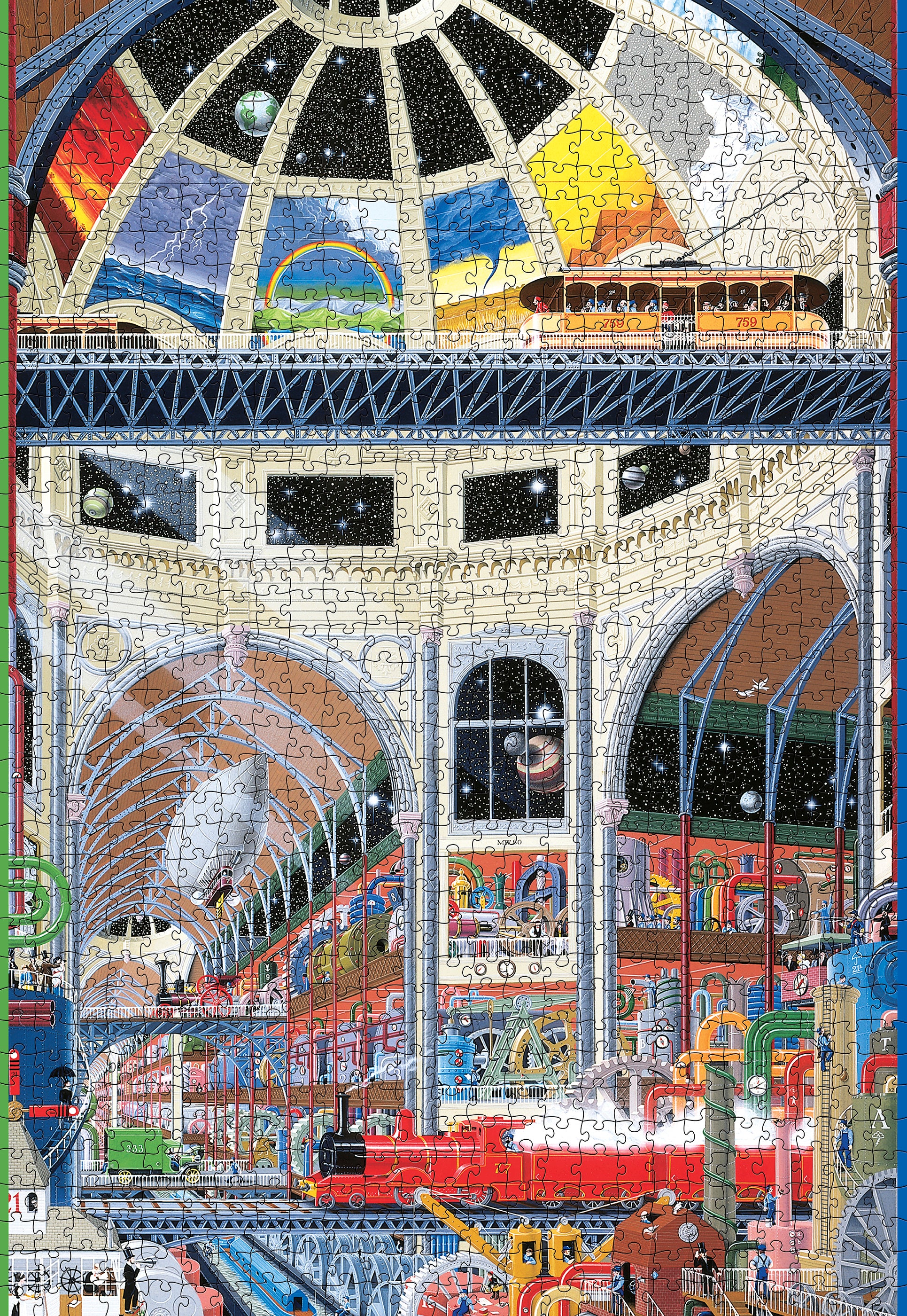 pomegranate-mike-wilks-grand-hall-1000-teile-puzzle image 2